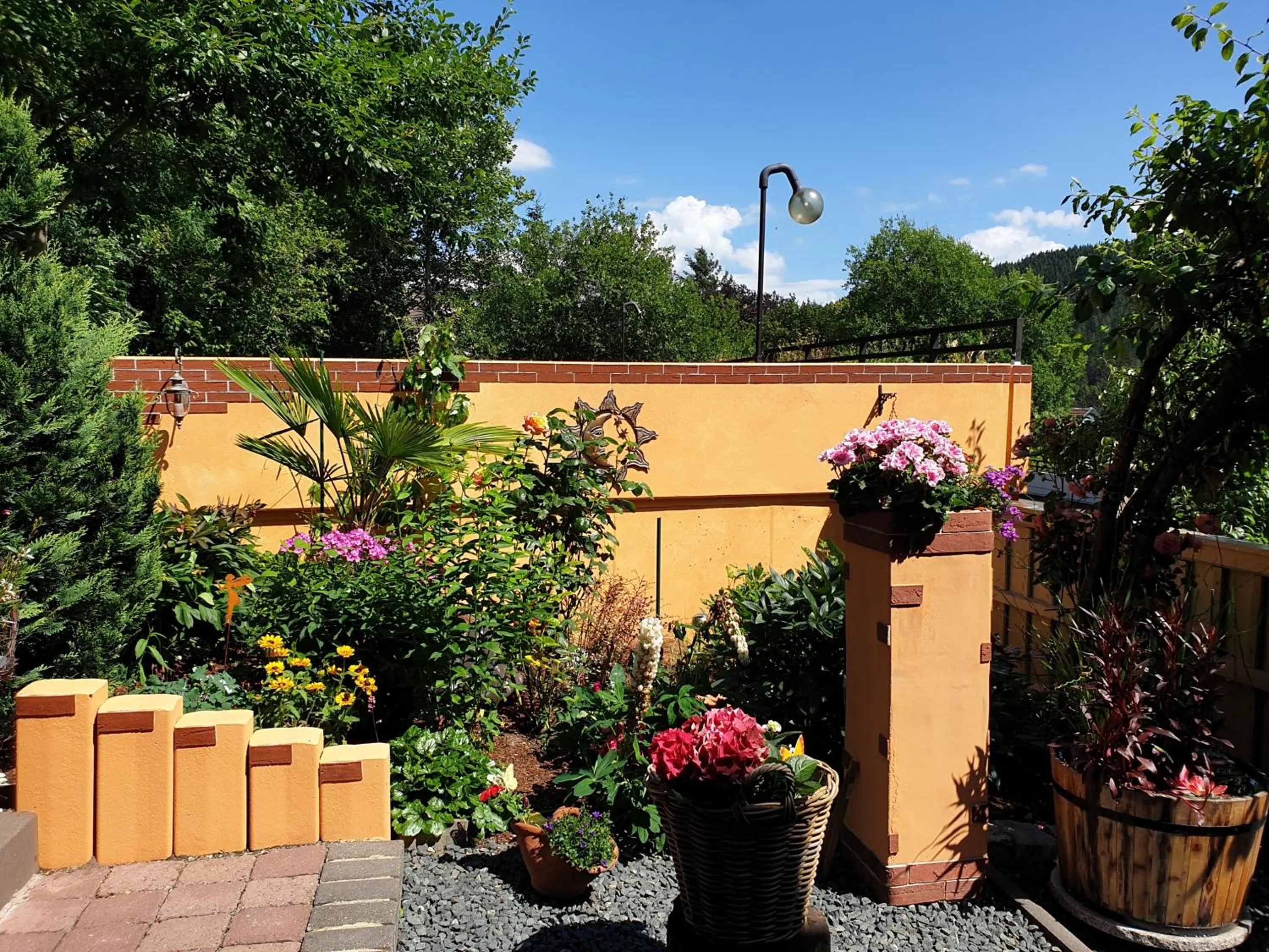 Garden in Macke`s Ferienwohnungen