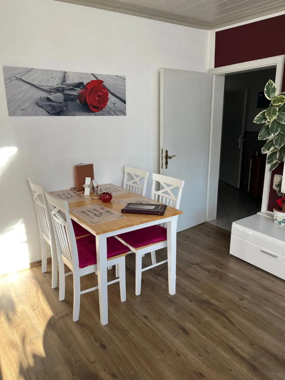 Dining area in Macke`s Ferienwohnungen