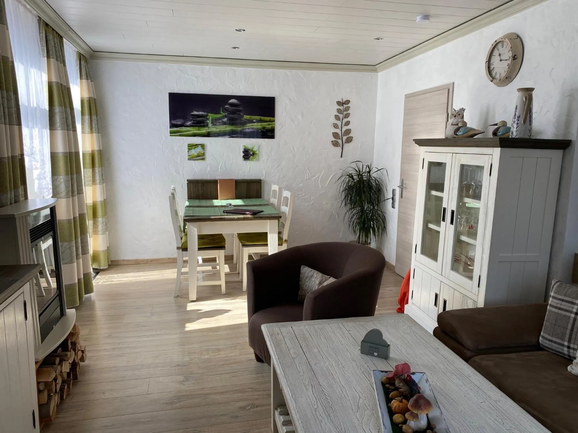 Living room in Macke`s Ferienwohnungen