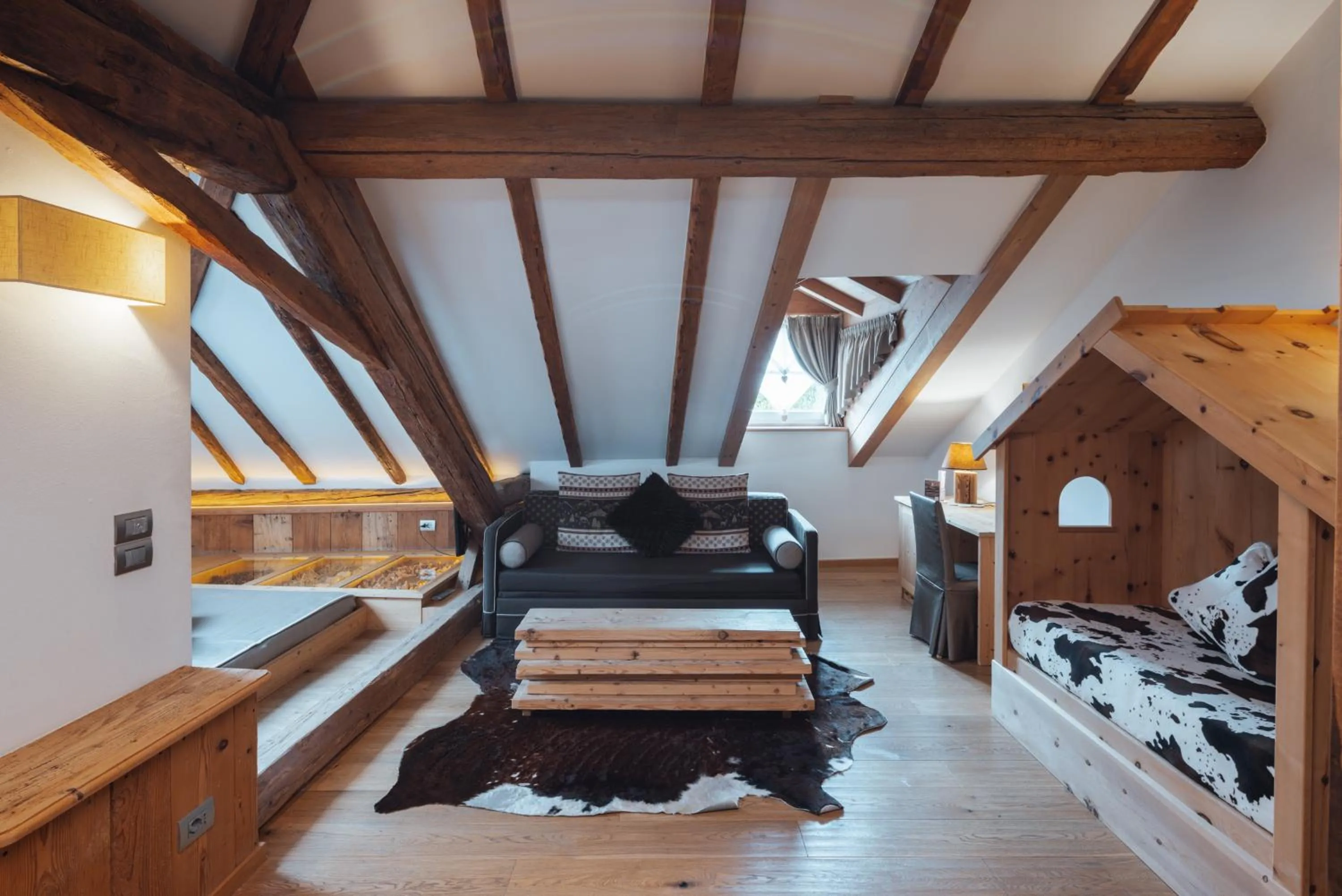 Bed in Hotel Garnì Laurino