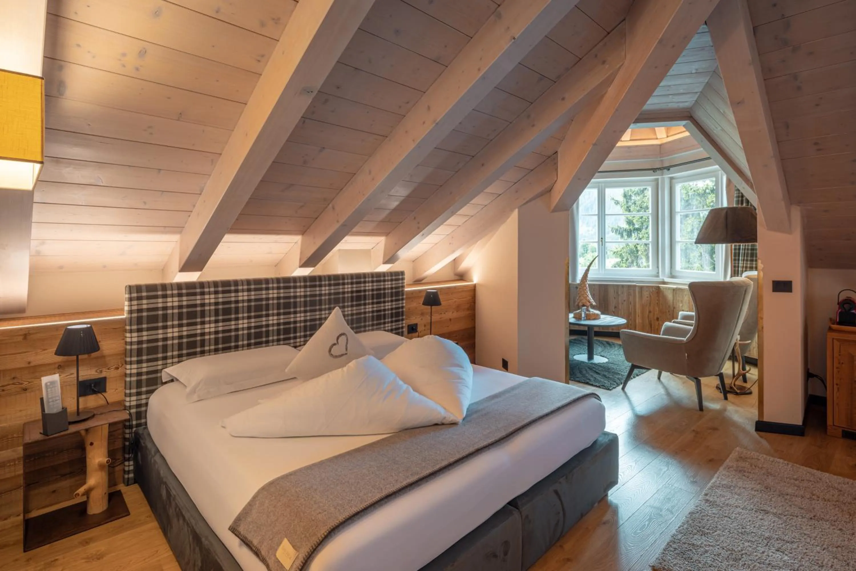 Bed in Hotel Garnì Laurino