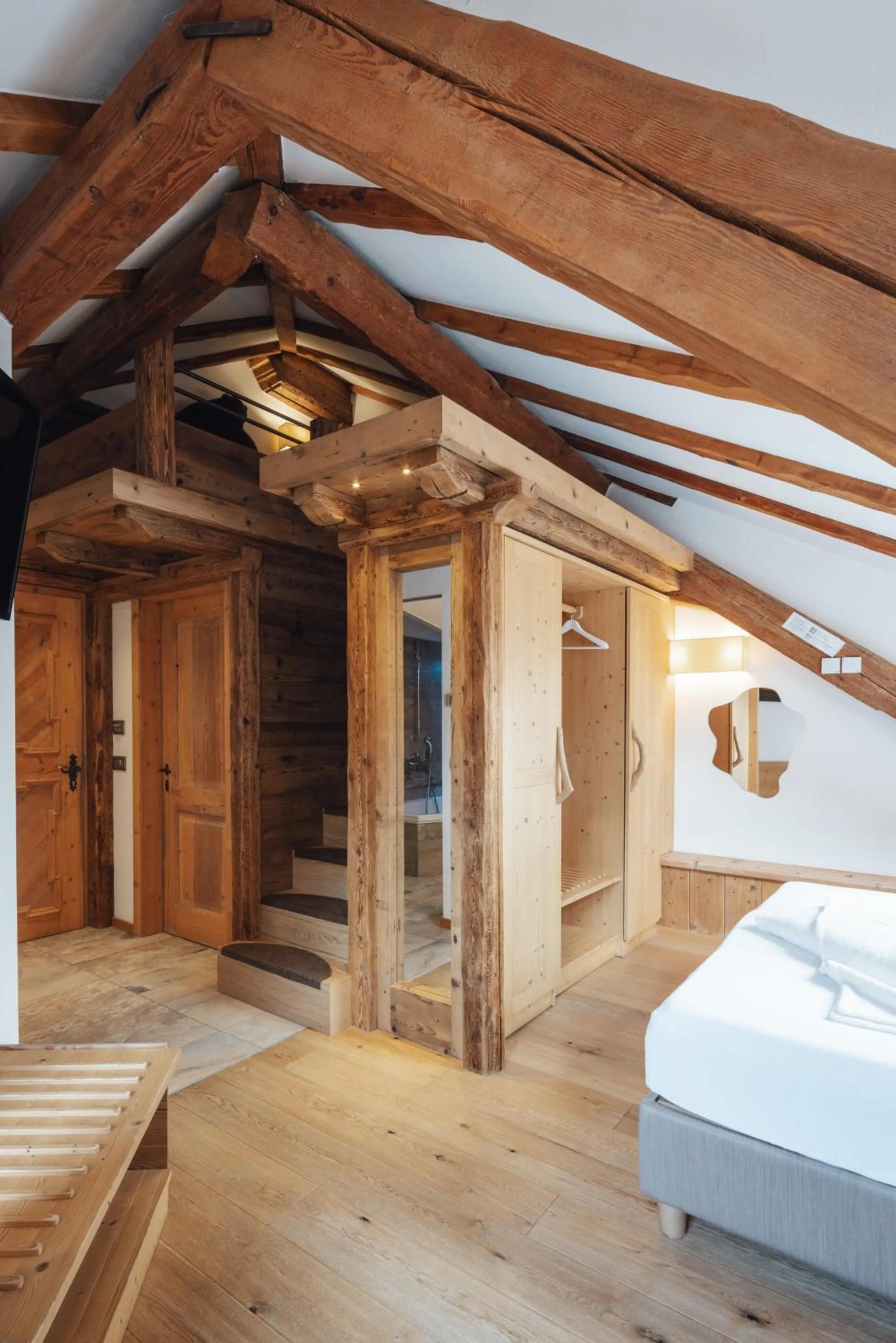 Bed in Hotel Garnì Laurino