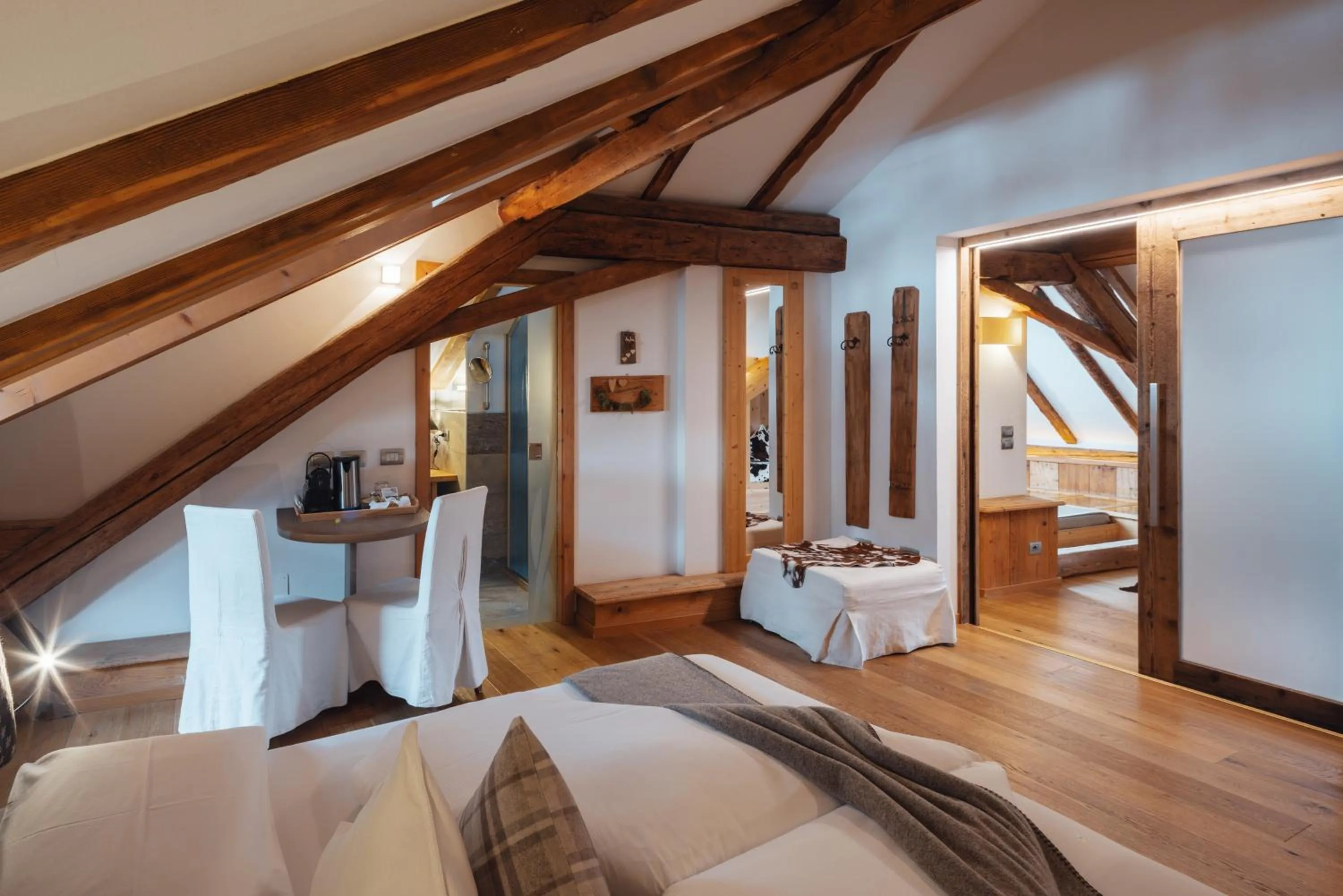 Bed in Hotel Garnì Laurino