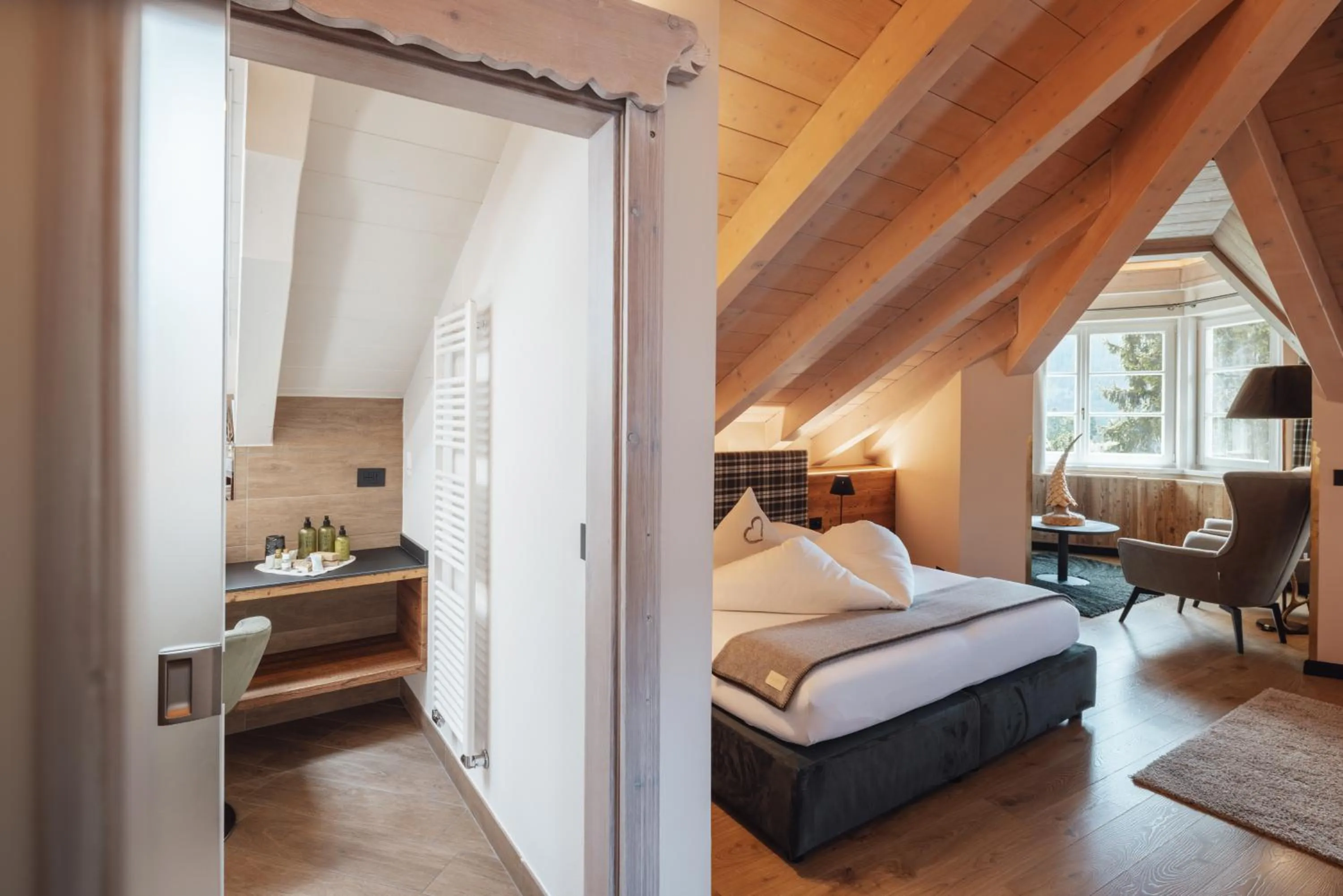 Bed in Hotel Garnì Laurino