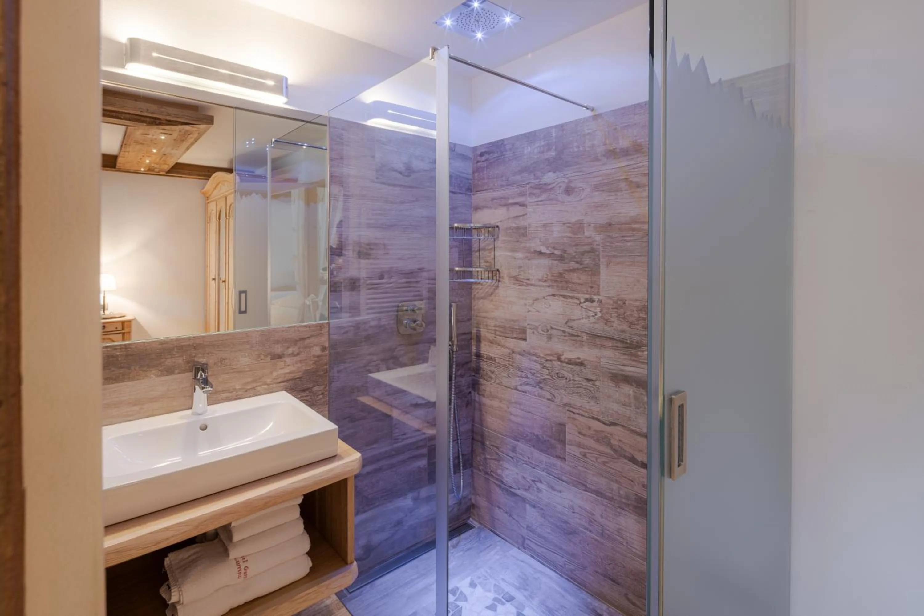 Shower in Hotel Garnì Laurino