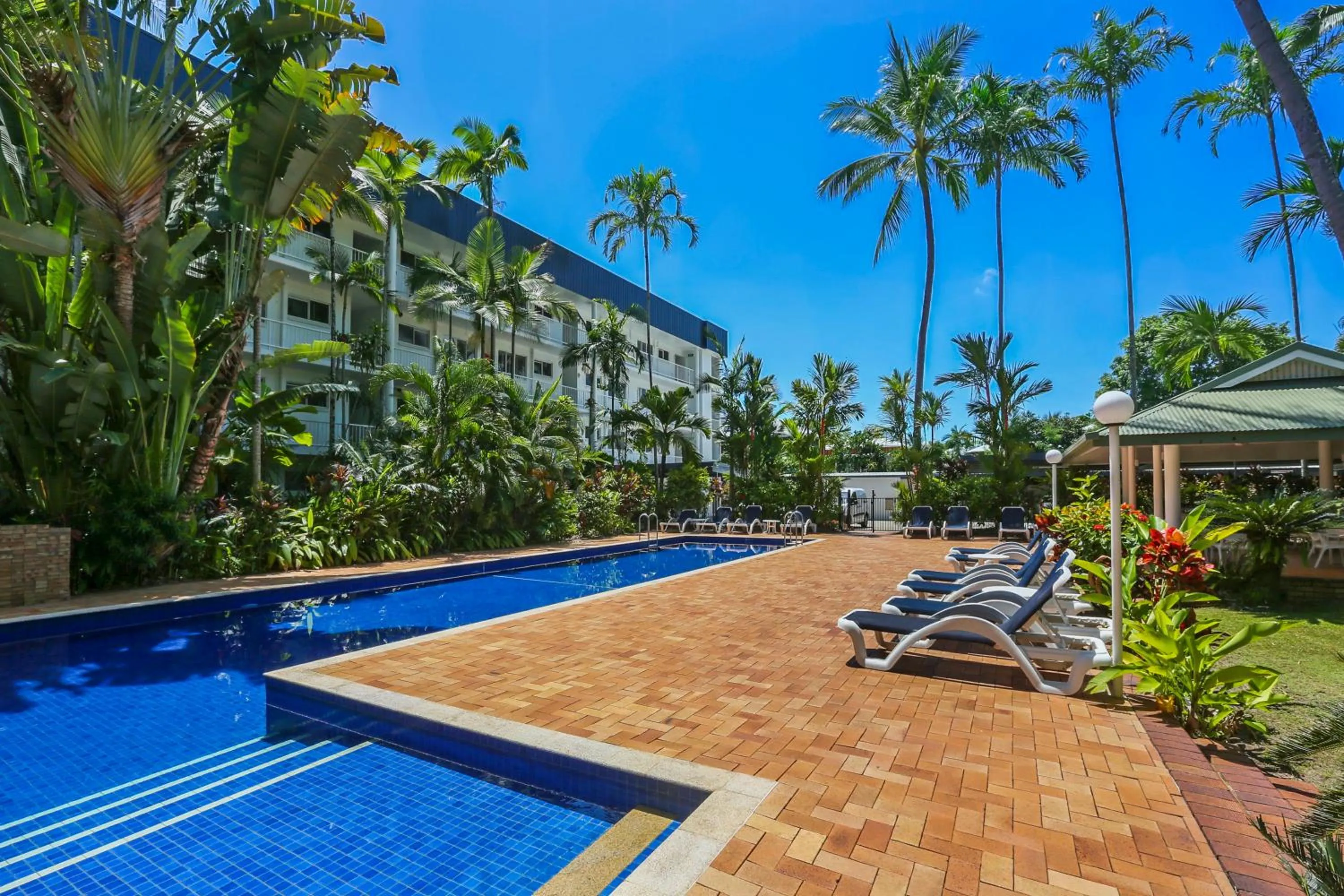 Swimming pool in Agincourt Beachfront Apartments