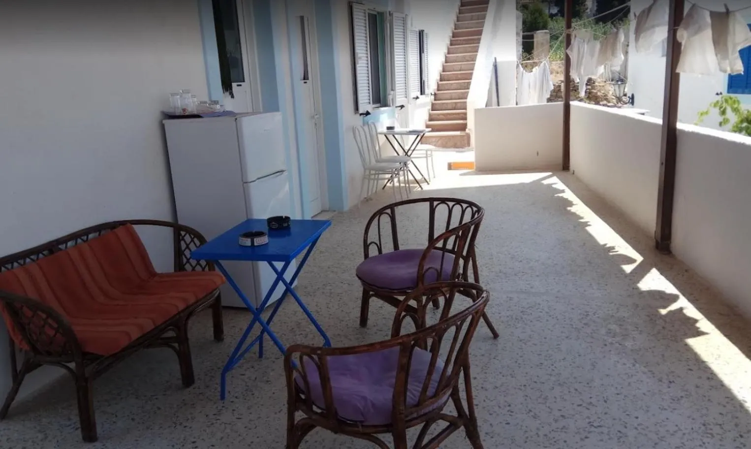 Patio in Grandma Vasiliki Rooms To Let