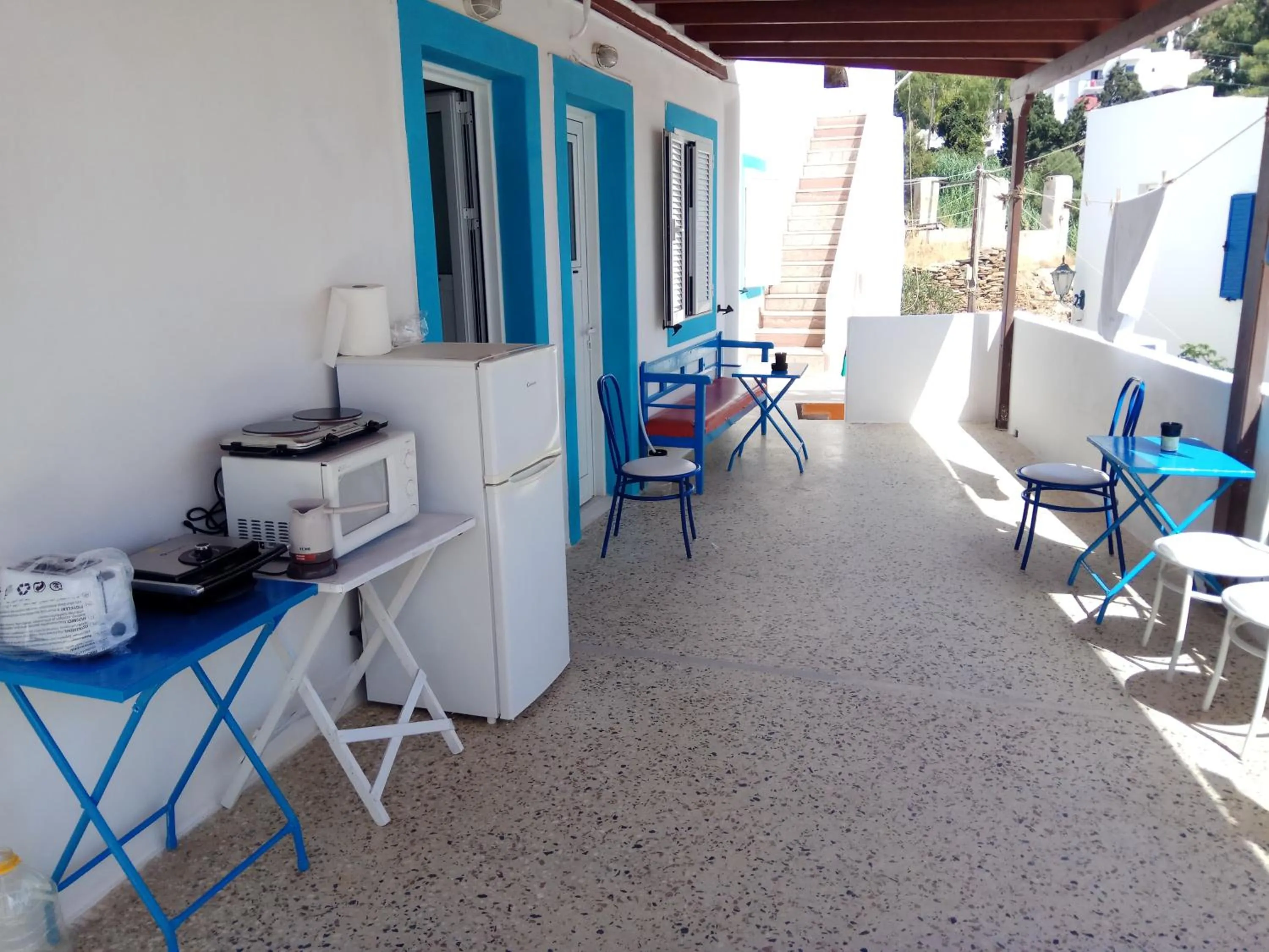 Patio in Grandma Vasiliki Rooms To Let