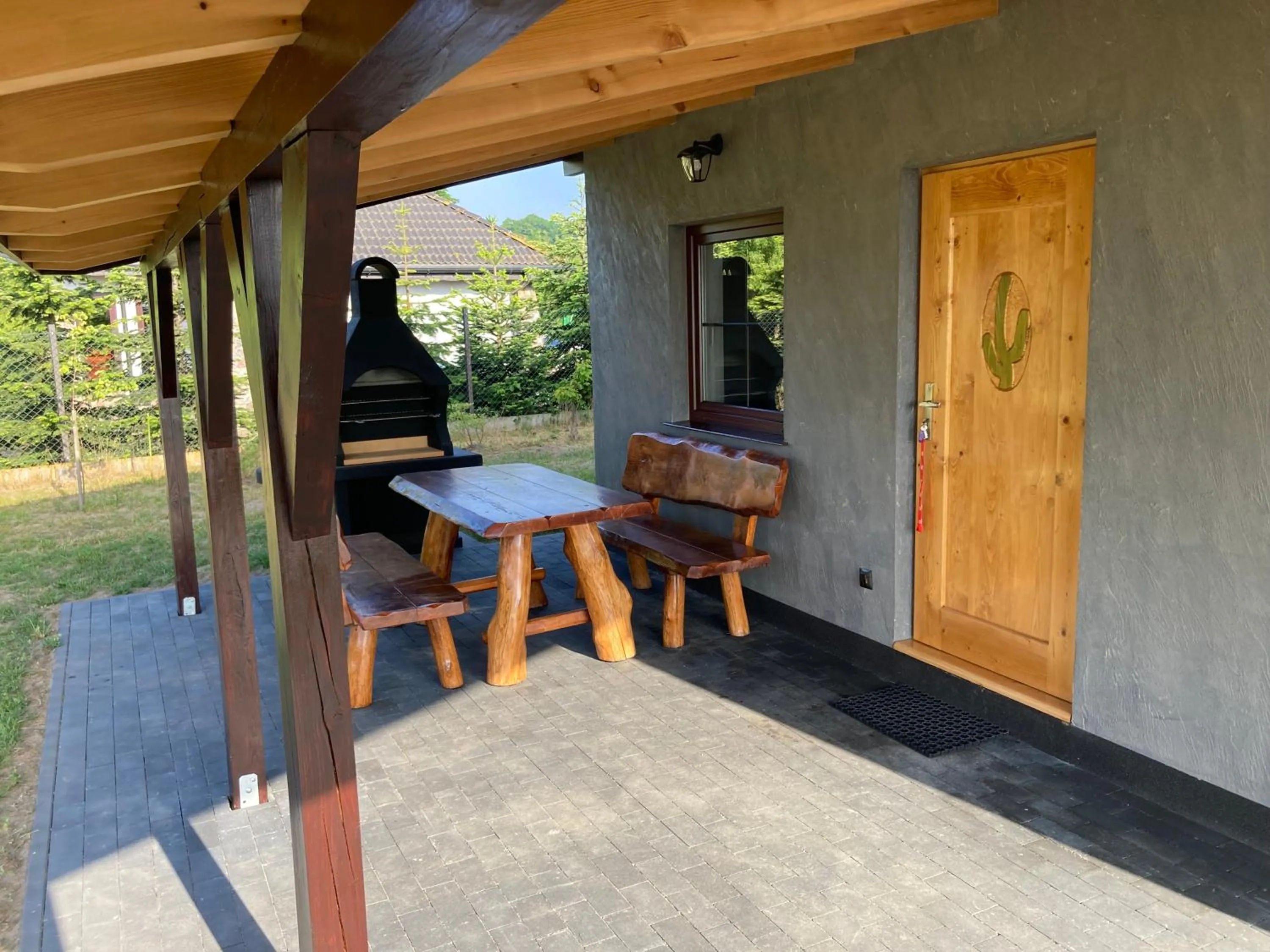 Balcony/Terrace in Domki Kaktus