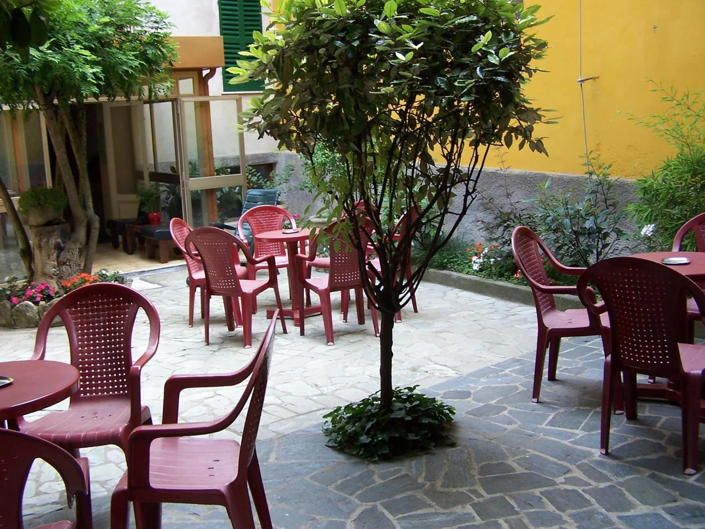 Patio in Albergo Corona