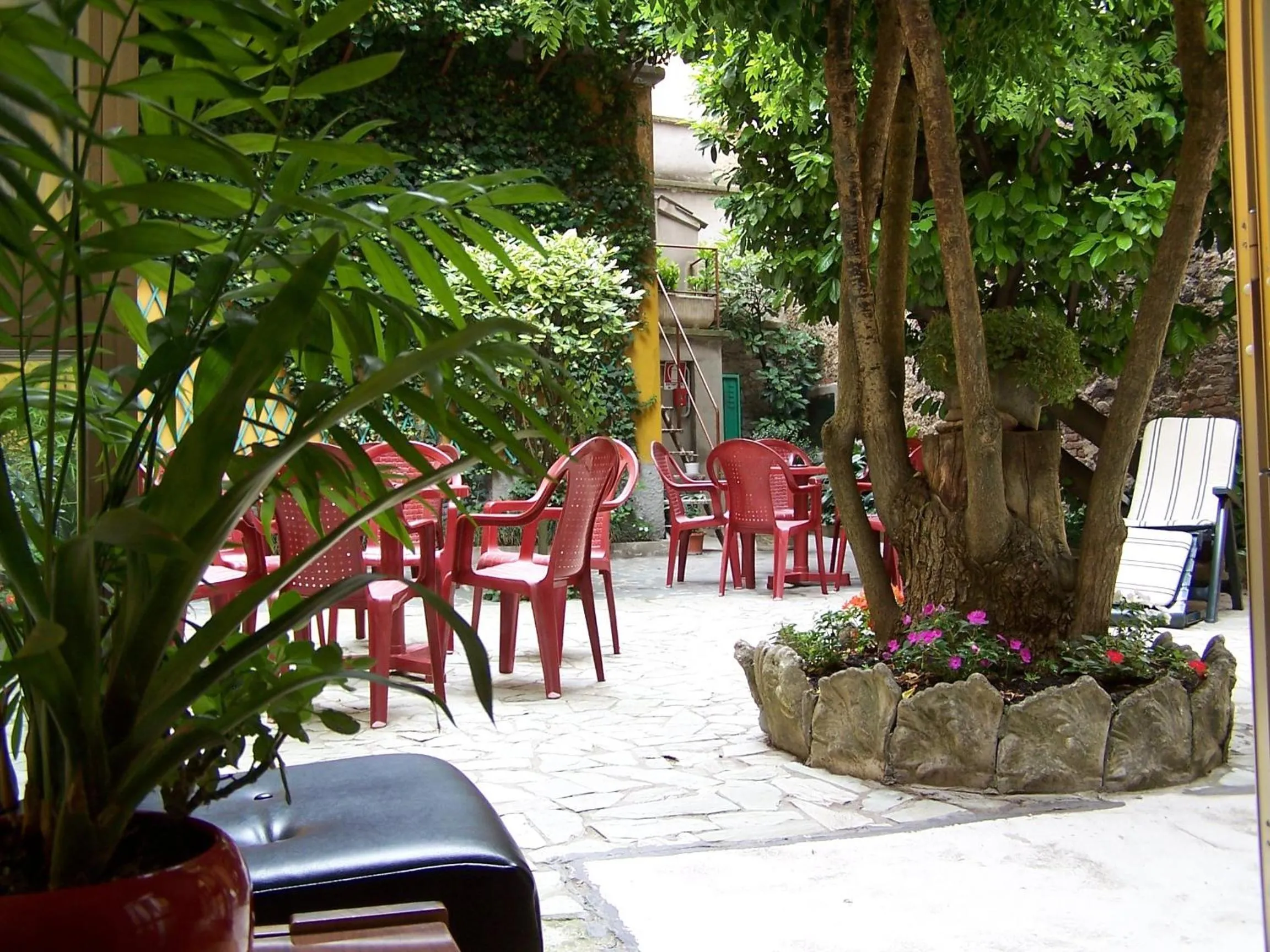 Patio in Albergo Corona