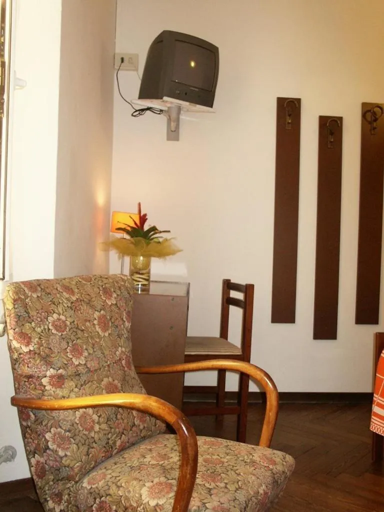 Seating area in Albergo Corona