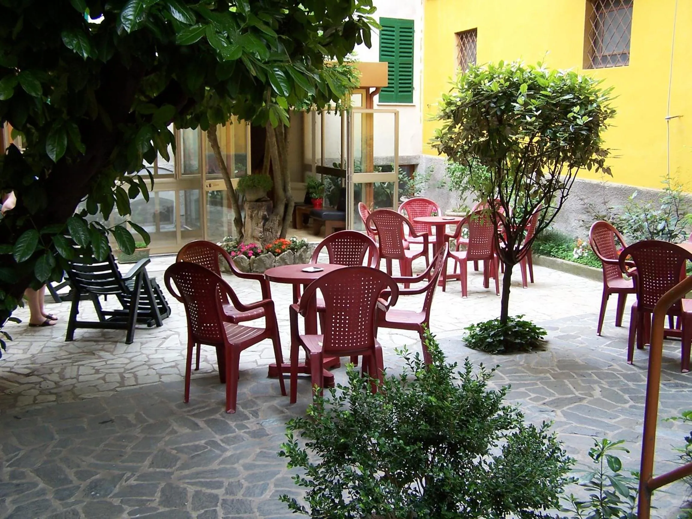 Patio in Albergo Corona