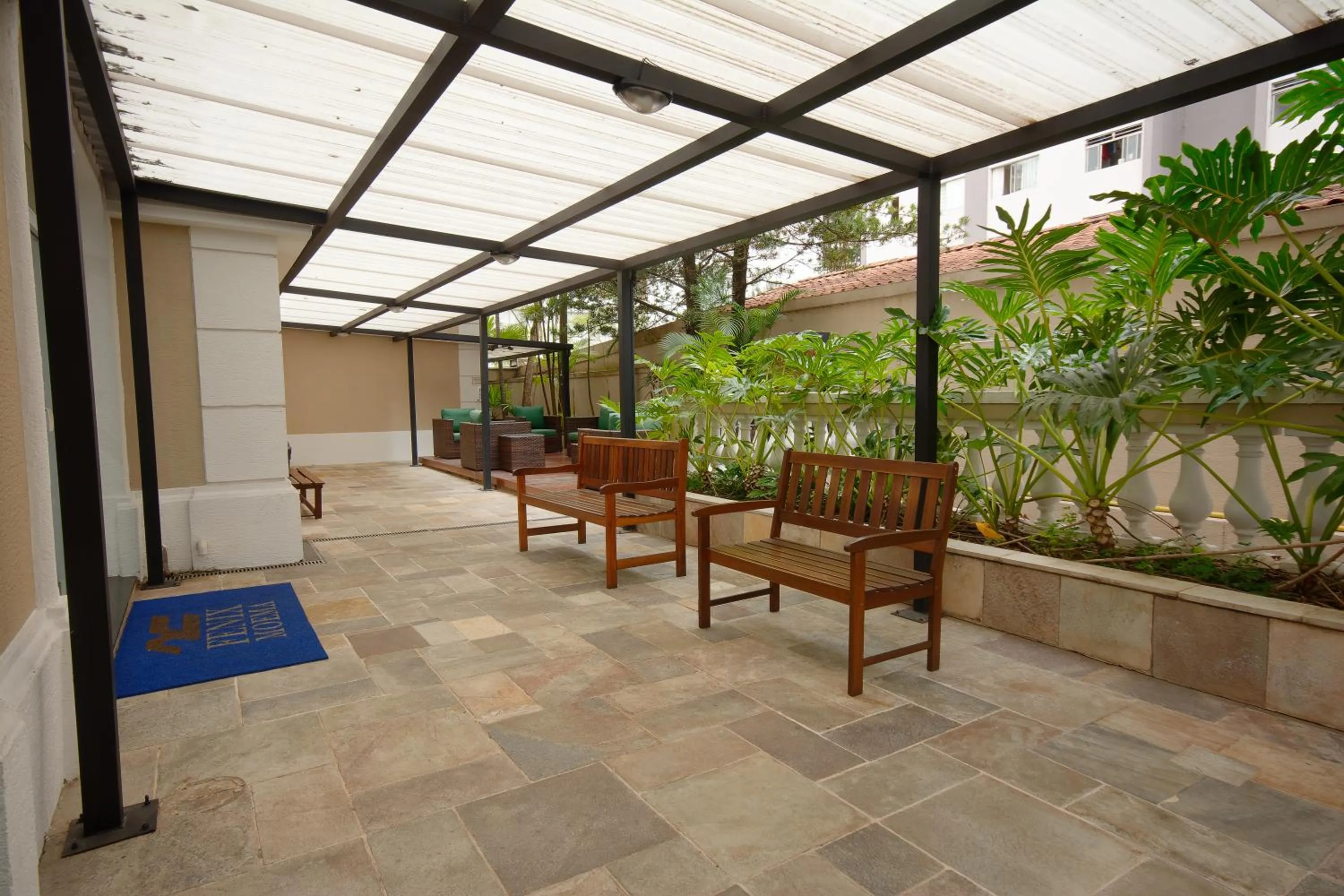 Garden in Fênix Hotel Moema