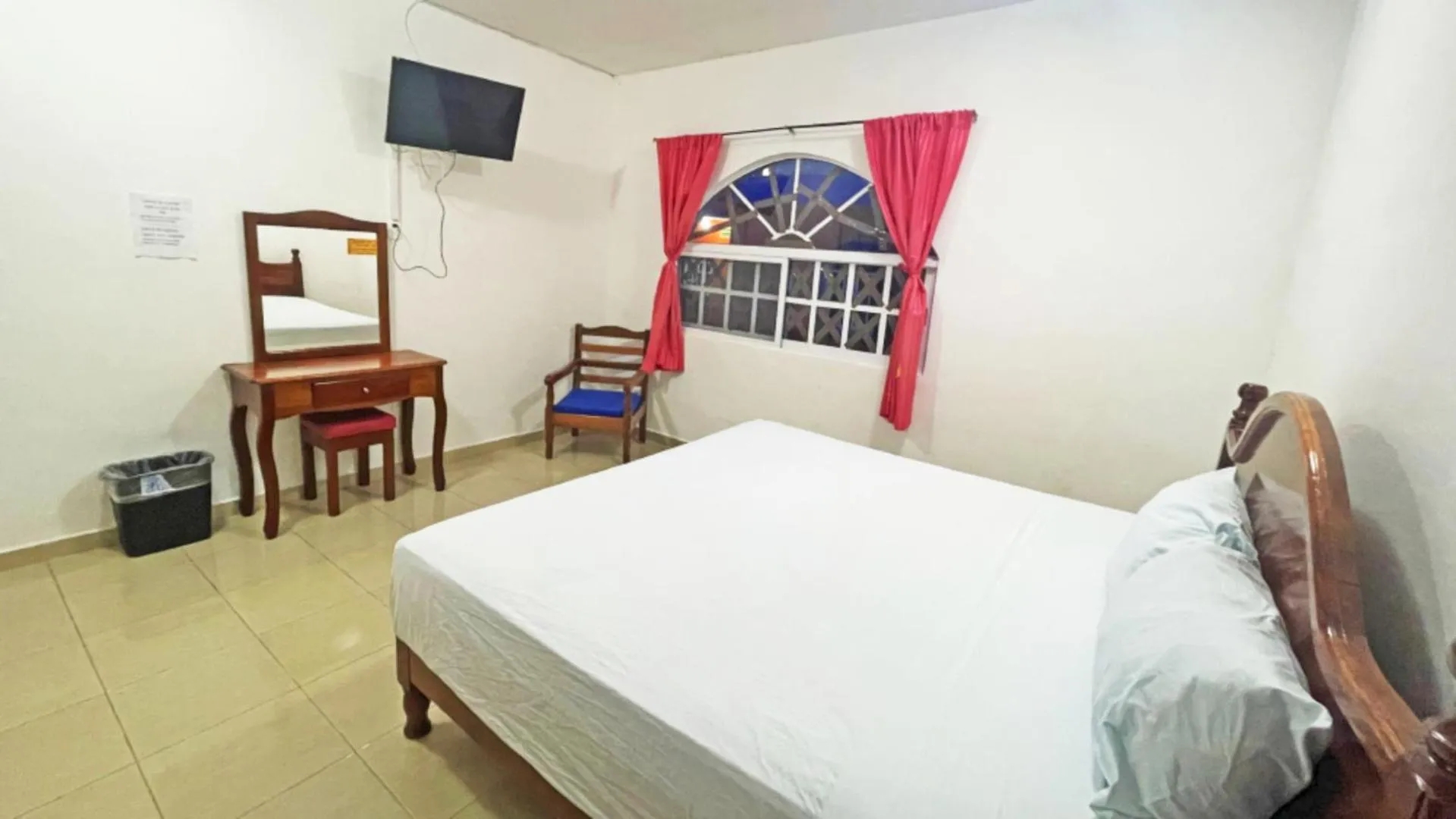 Bed in Hotel Hacienda Bacalar