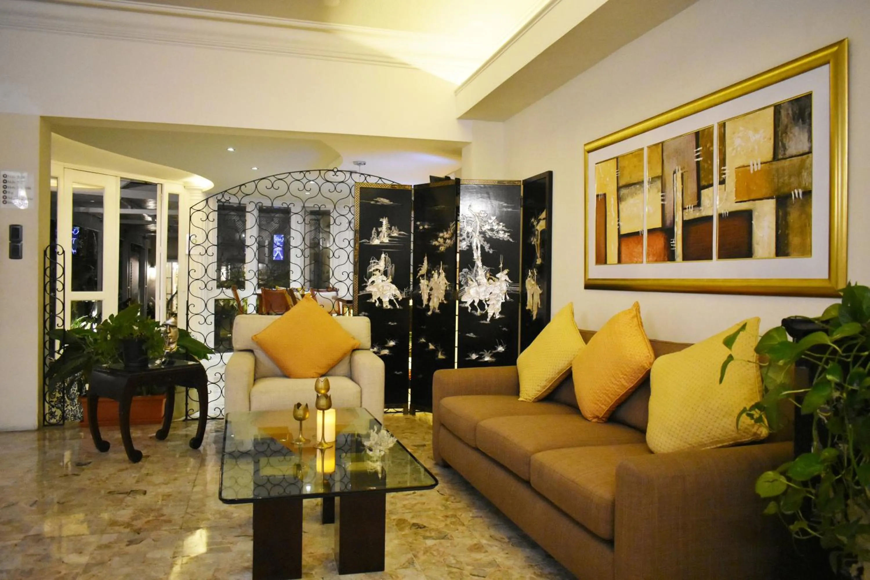 Living room in Hotel San Carlos