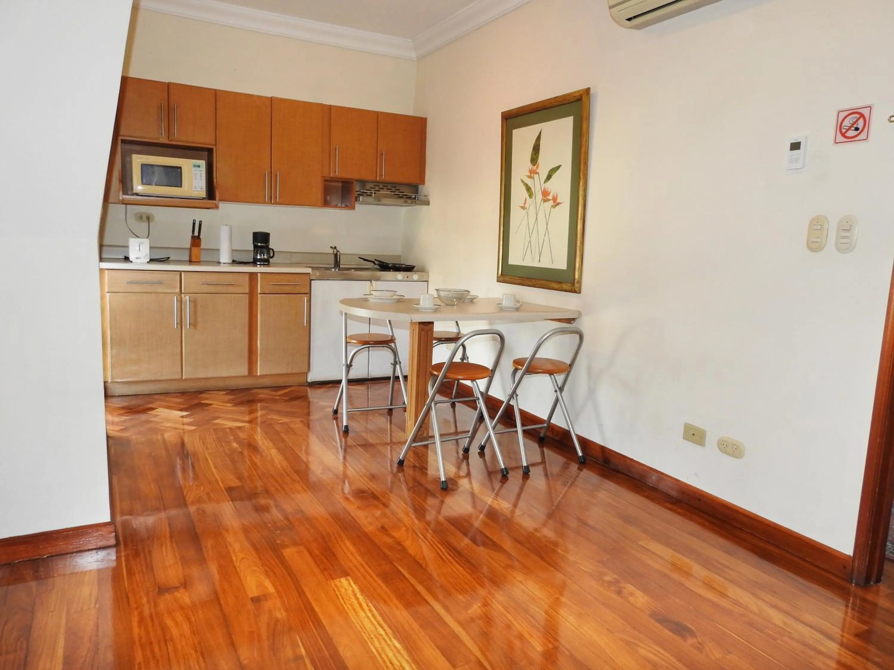 Kitchen or kitchenette in Hotel San Carlos