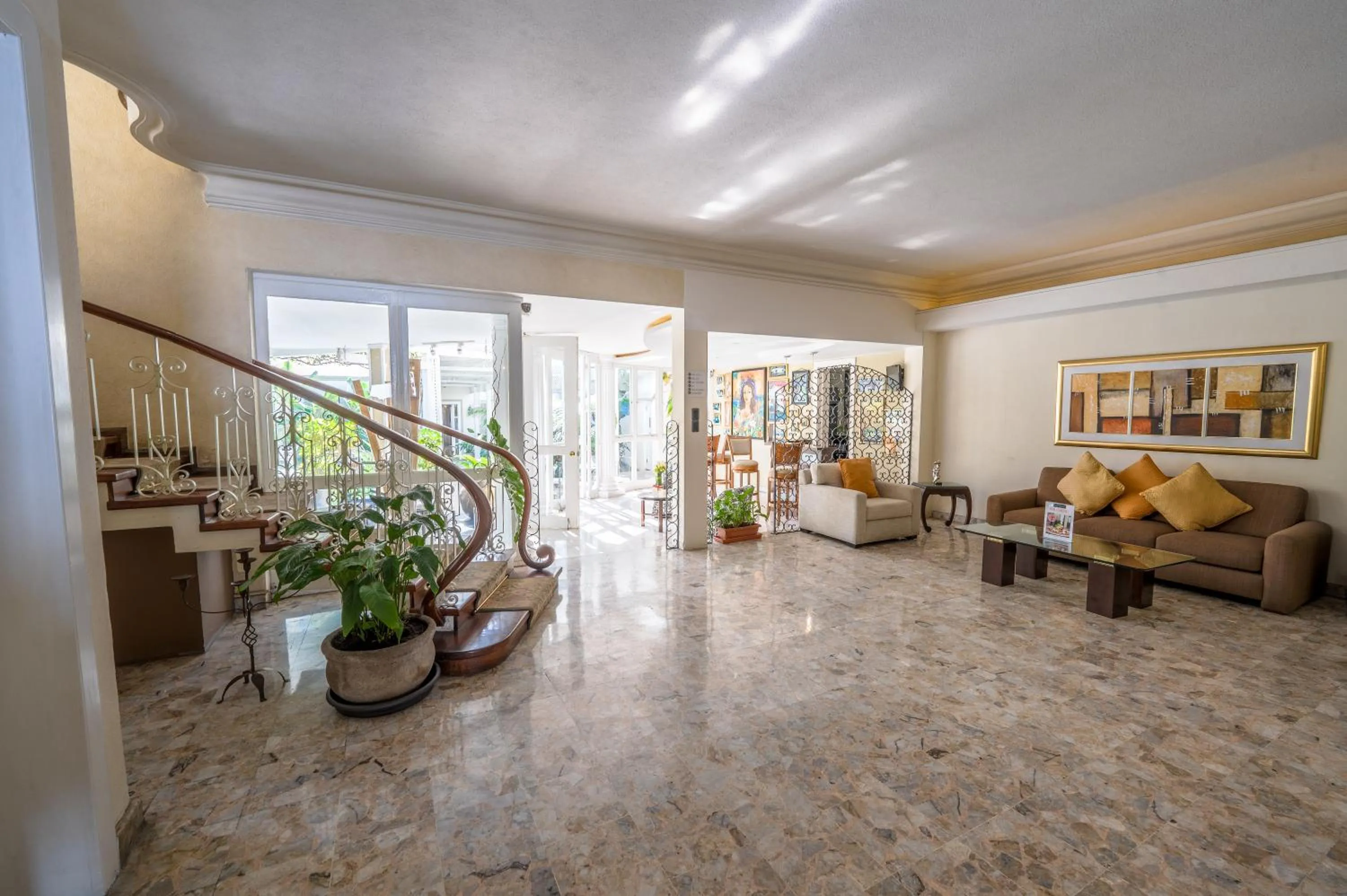 Lobby or reception in Hotel San Carlos