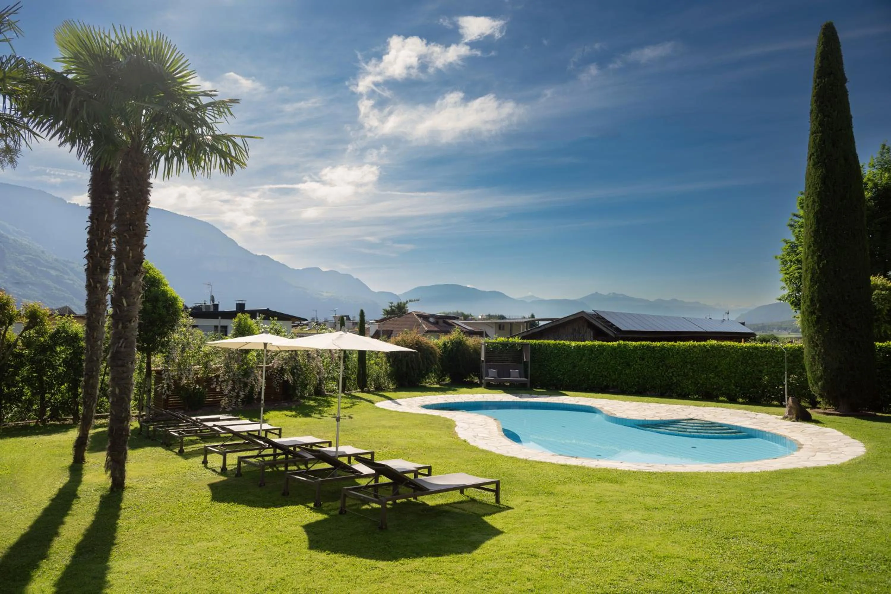 Swimming pool in Pension Sandhofer