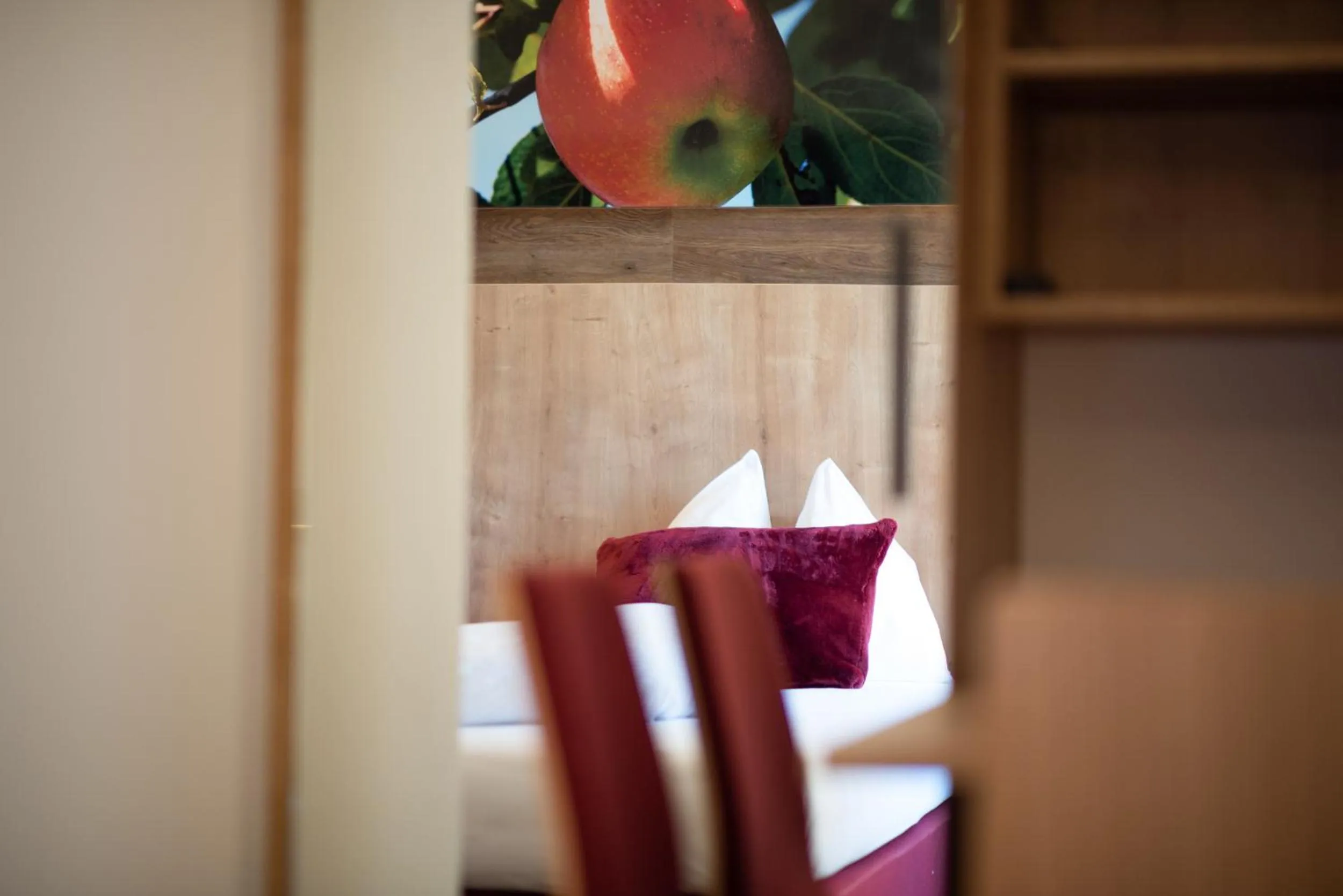 Bed in Pension Sandhofer