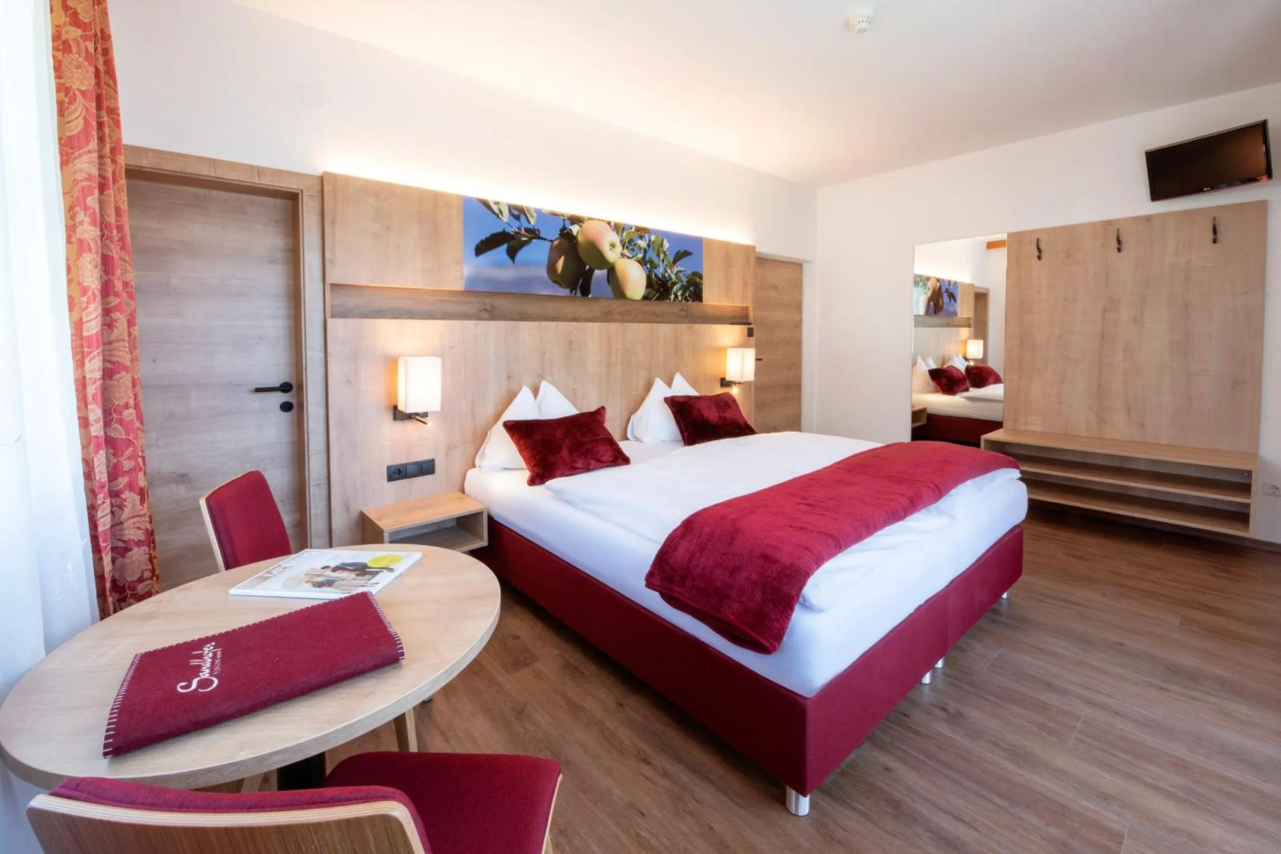 Bed in Pension Sandhofer