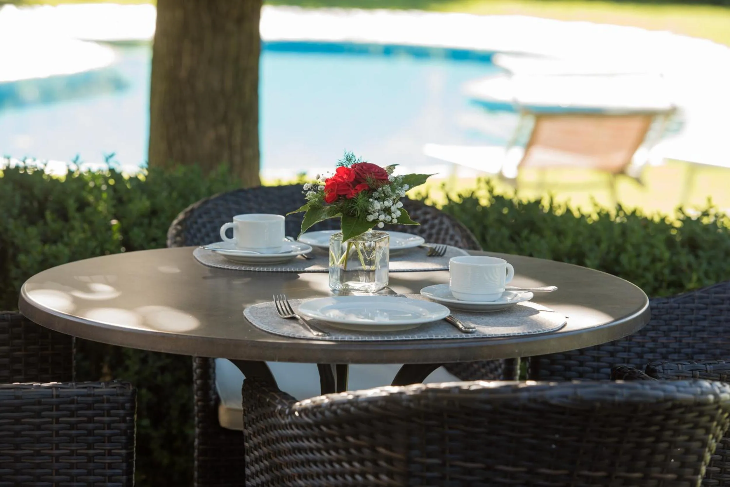 Patio in Pension Sandhofer