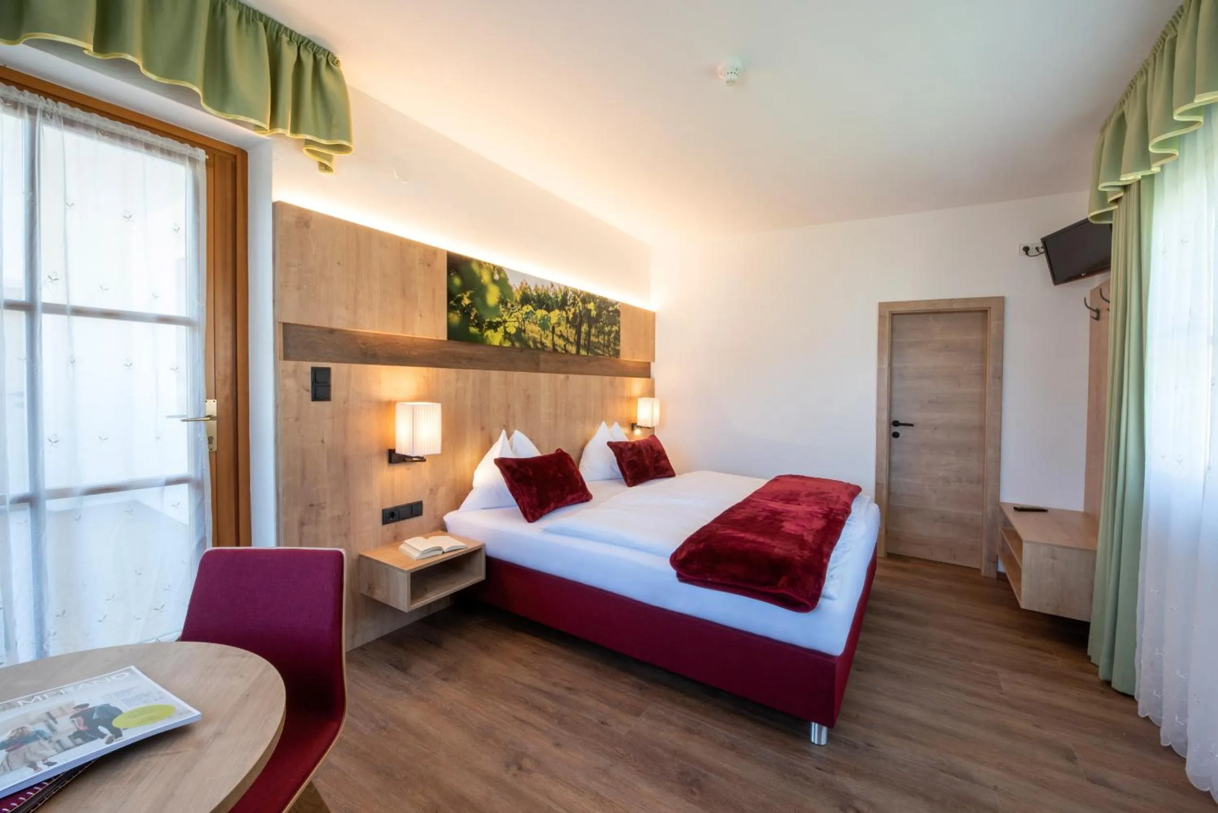 Bed in Pension Sandhofer