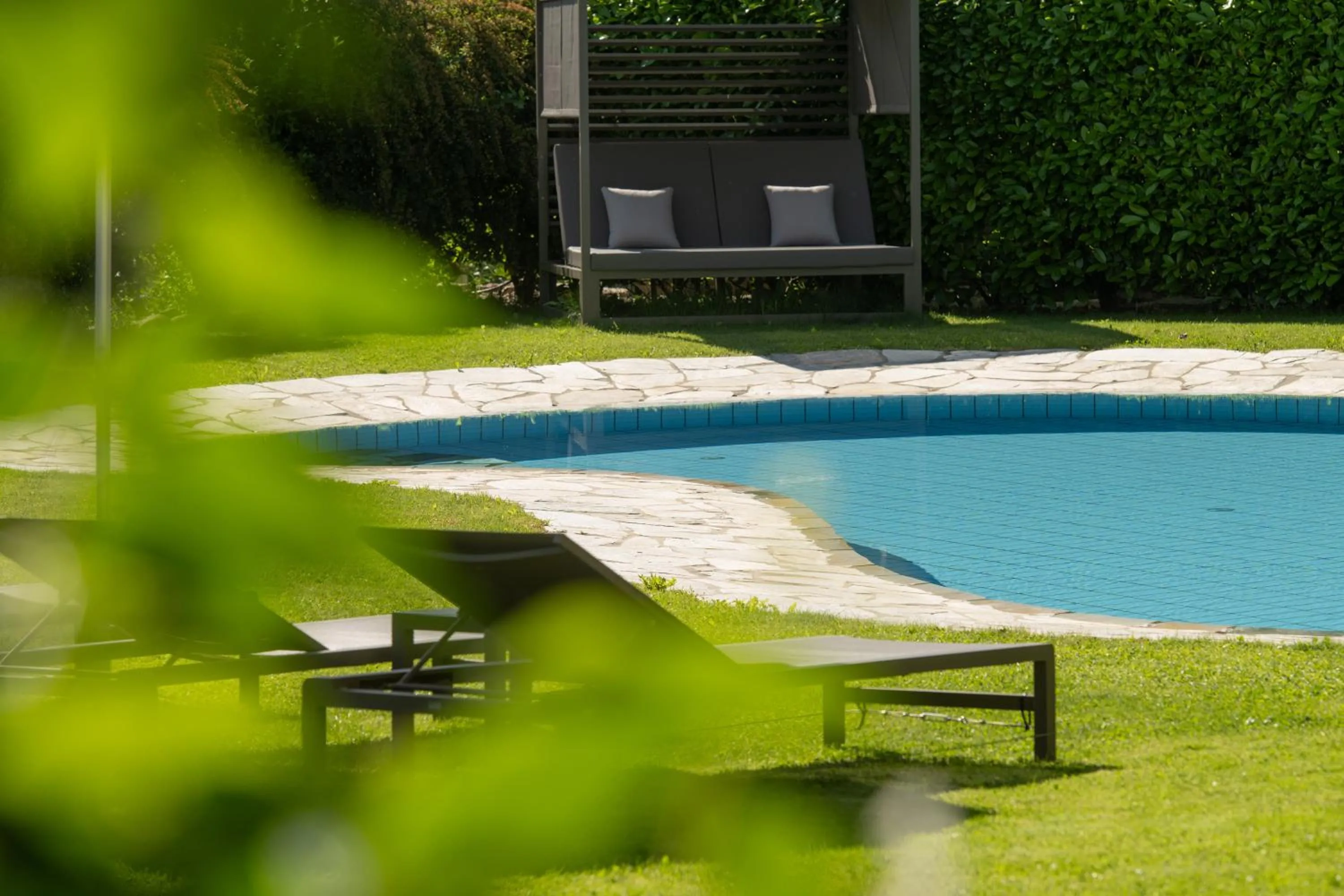 Swimming pool in Pension Sandhofer