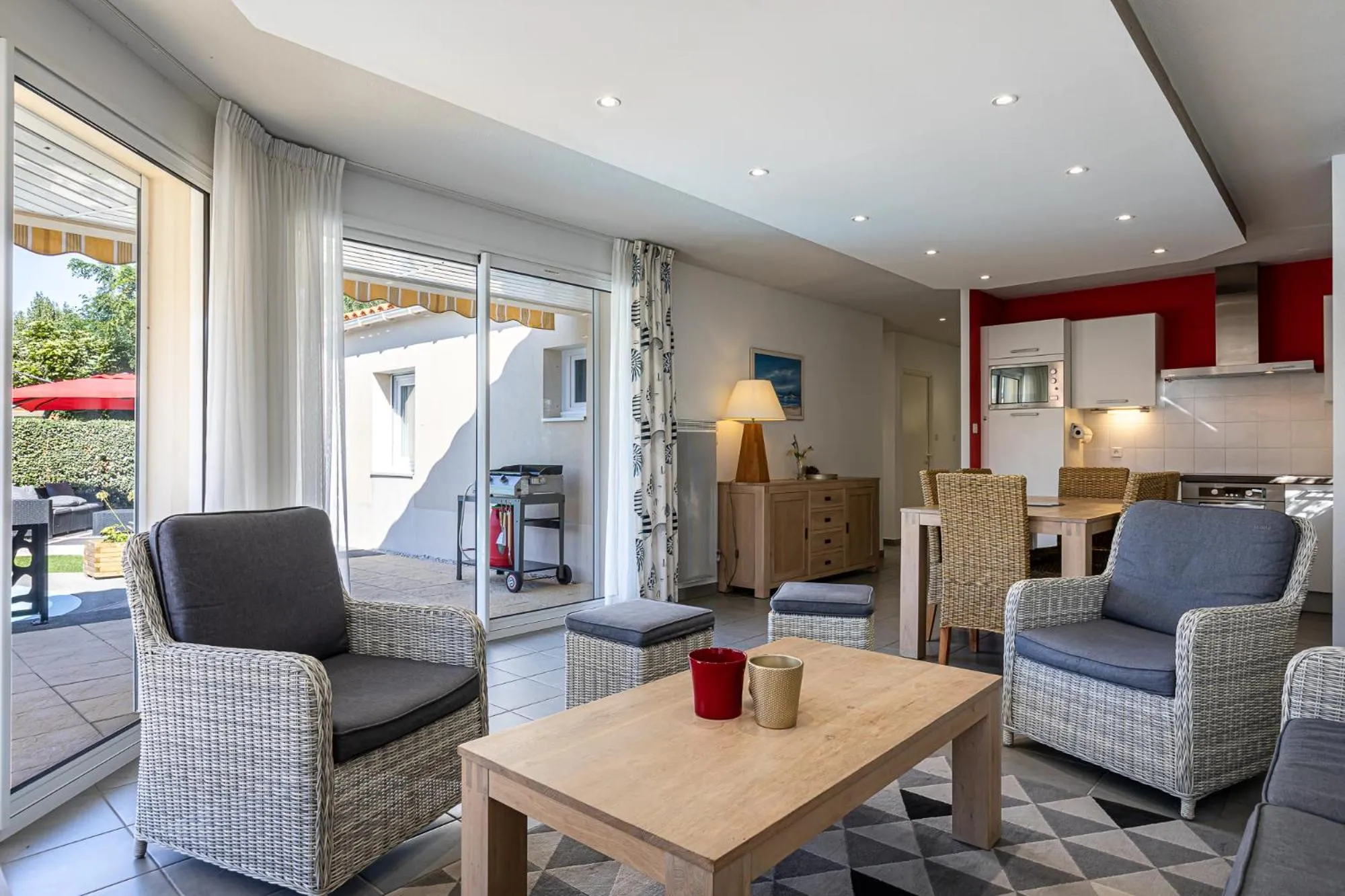 Living room in Oasis Les Jardins des Sables d'Olonne