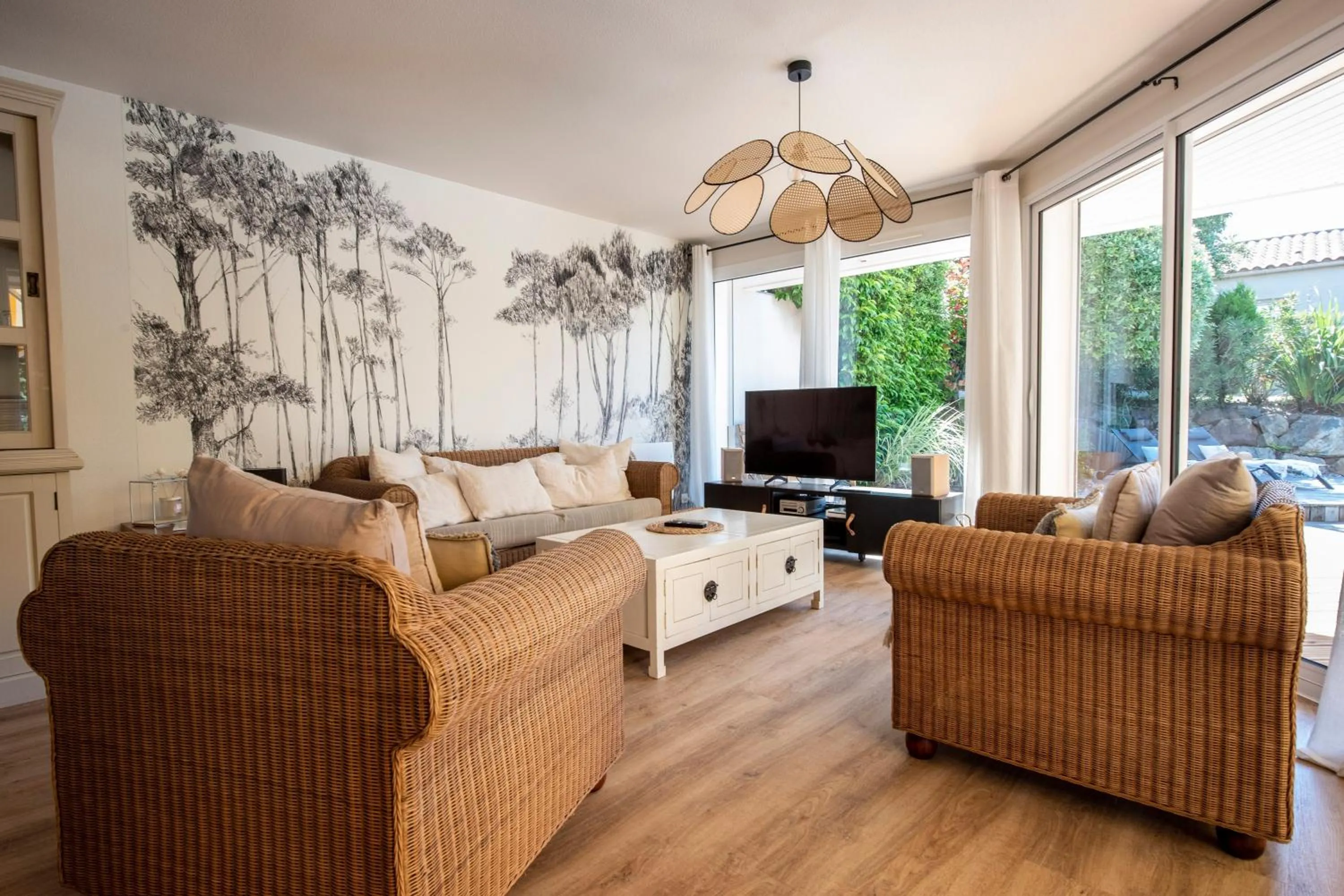 Living room in Oasis Les Jardins des Sables d'Olonne