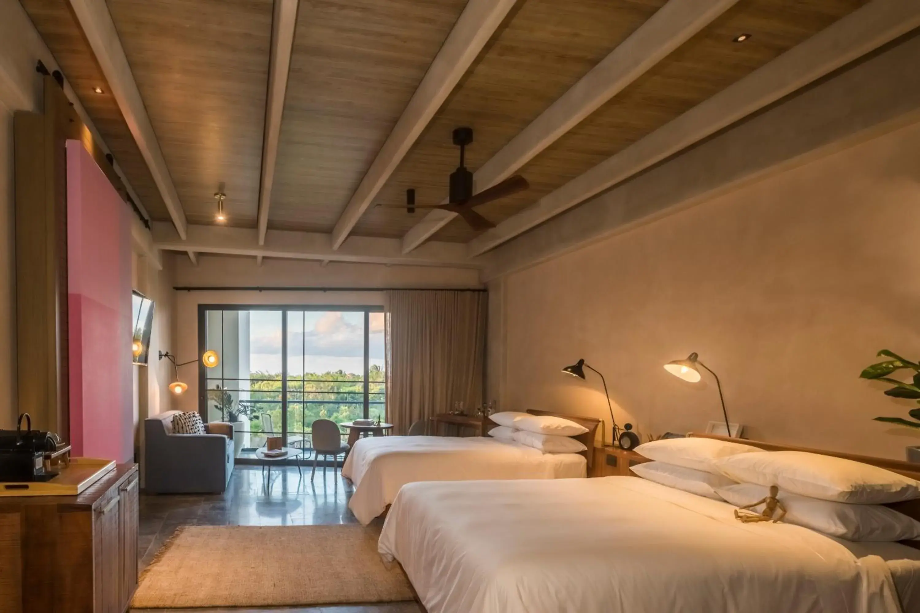 Bed in Atelier Playa Mujeres- Adults Only - All Inclusive Resort Bed in Atelier Playa Mujeres- Adults Only - All Inclusive Resort