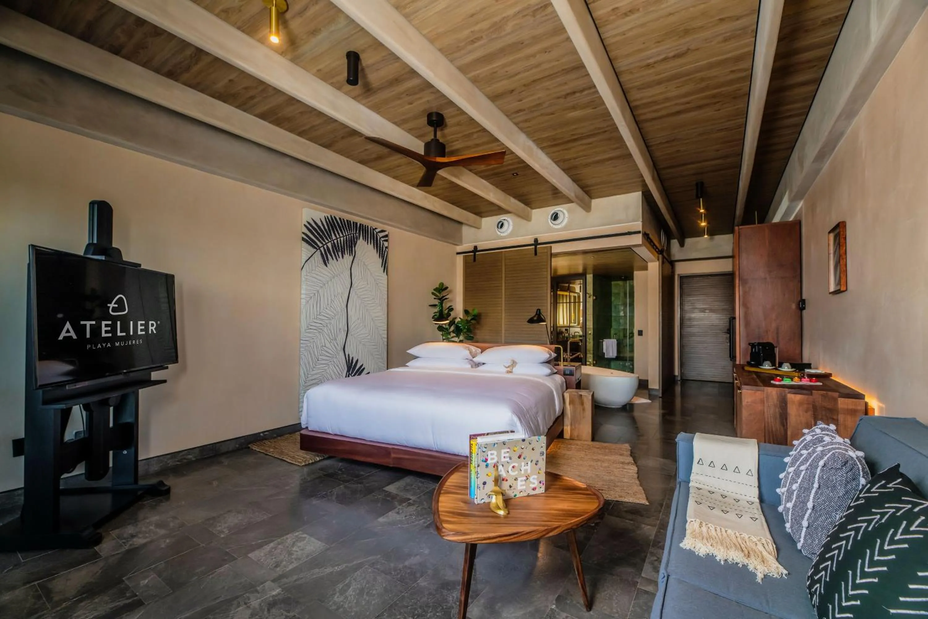 Photo of the whole room, Bed in Atelier Playa Mujeres- Adults Only - All Inclusive Resort