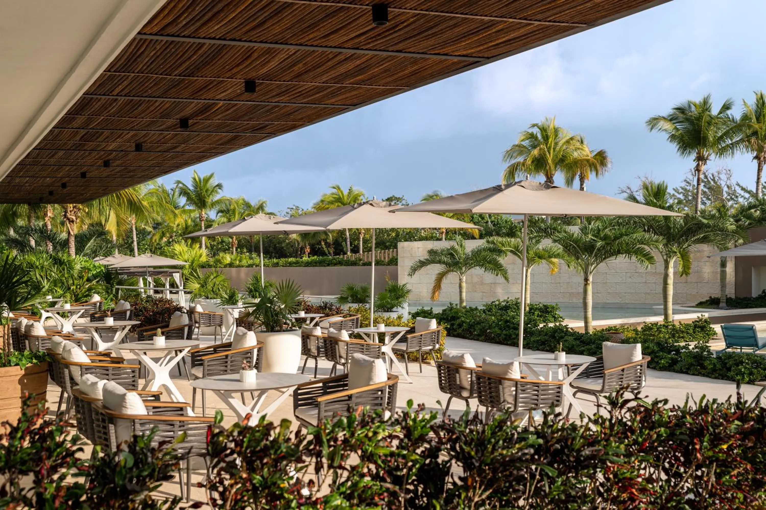 Patio in Atelier Playa Mujeres- Adults Only - All Inclusive Resort