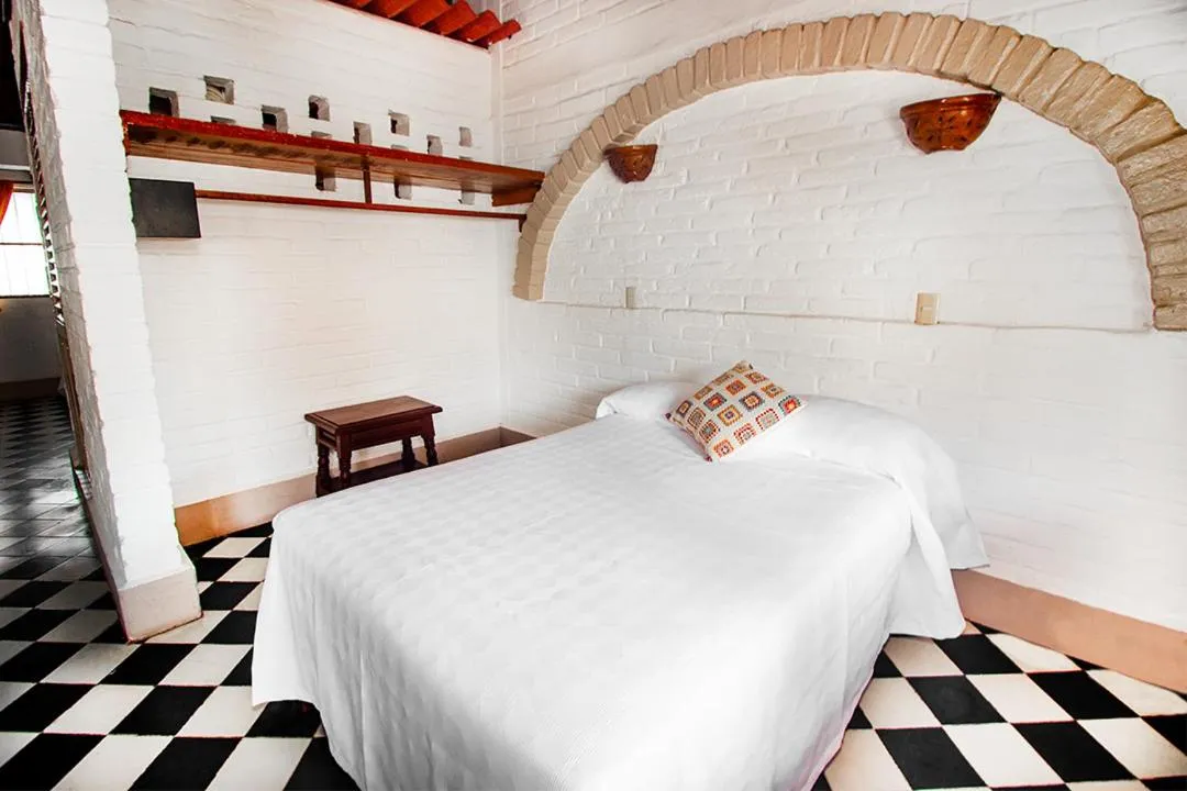 Bed in Hotel Hacienda de Vallarta Centro