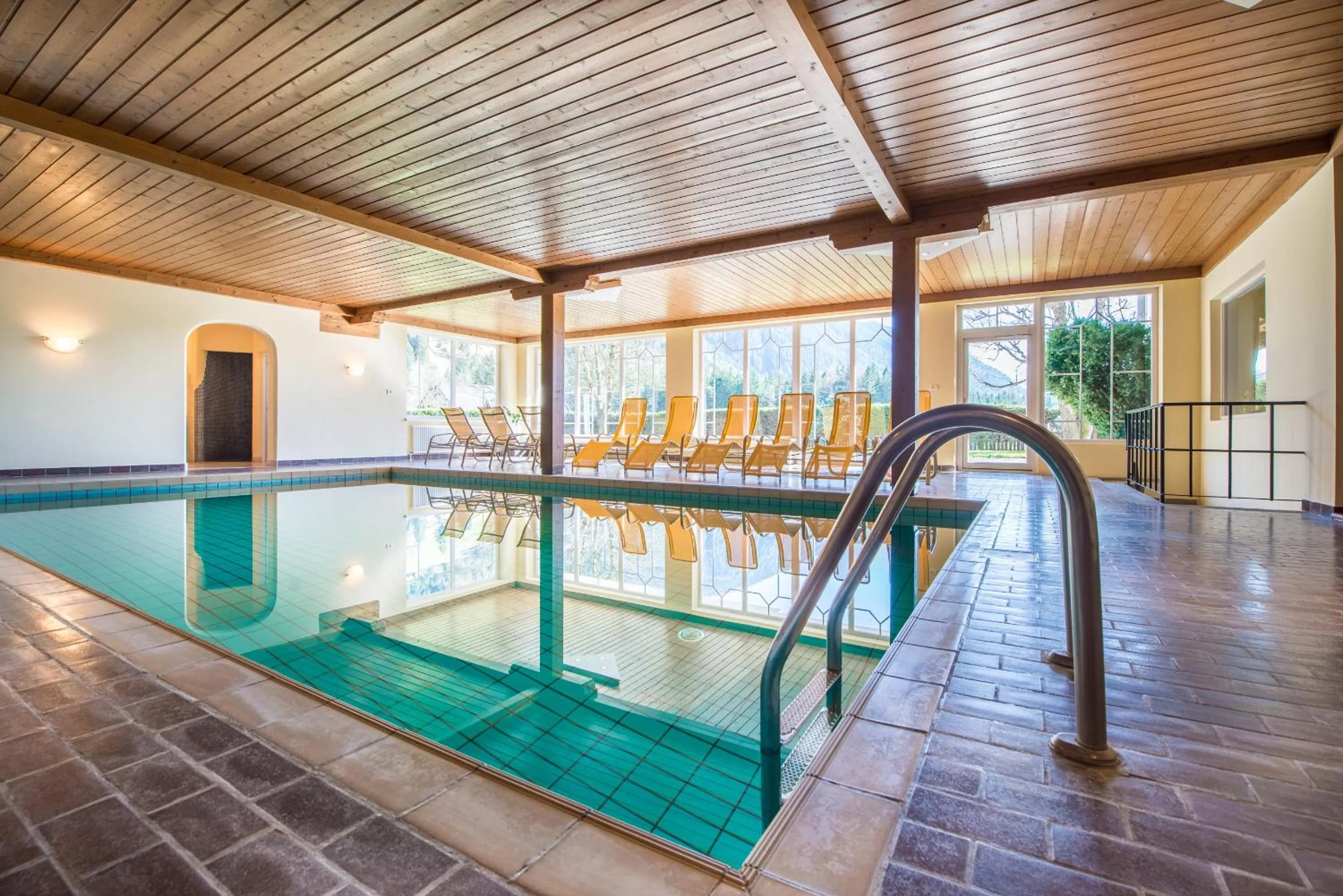 Swimming pool in Hotel Antholzerhof