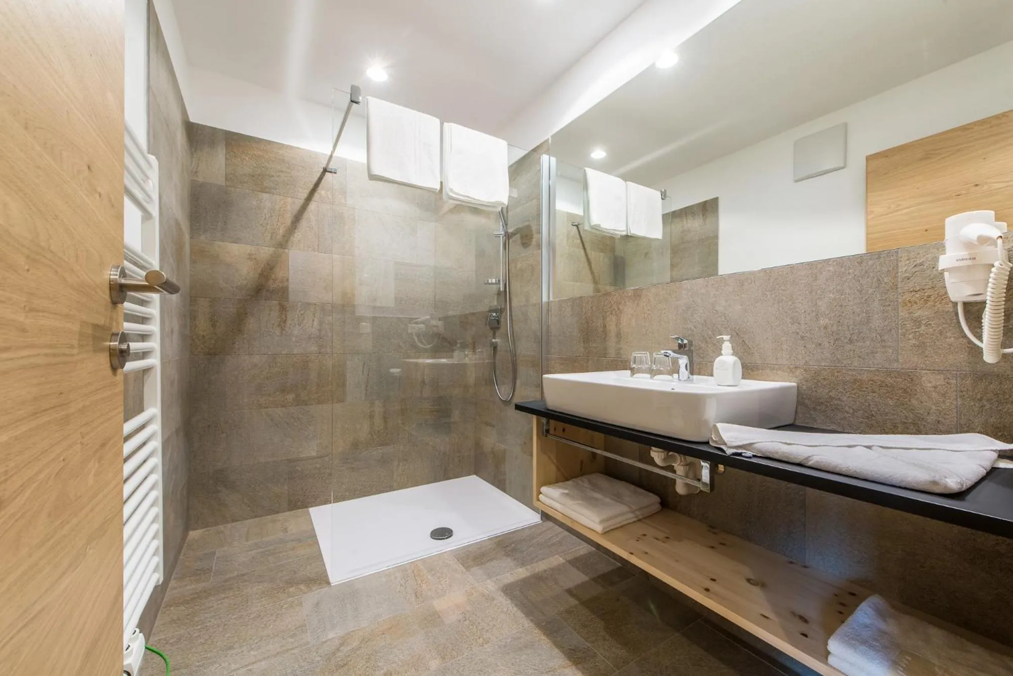 Shower in Hotel Antholzerhof