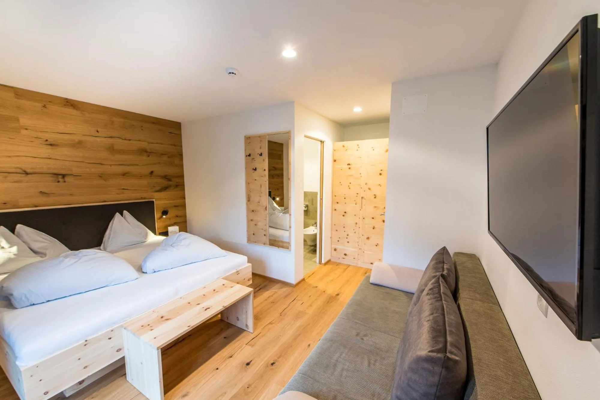 Bed in Hotel Antholzerhof