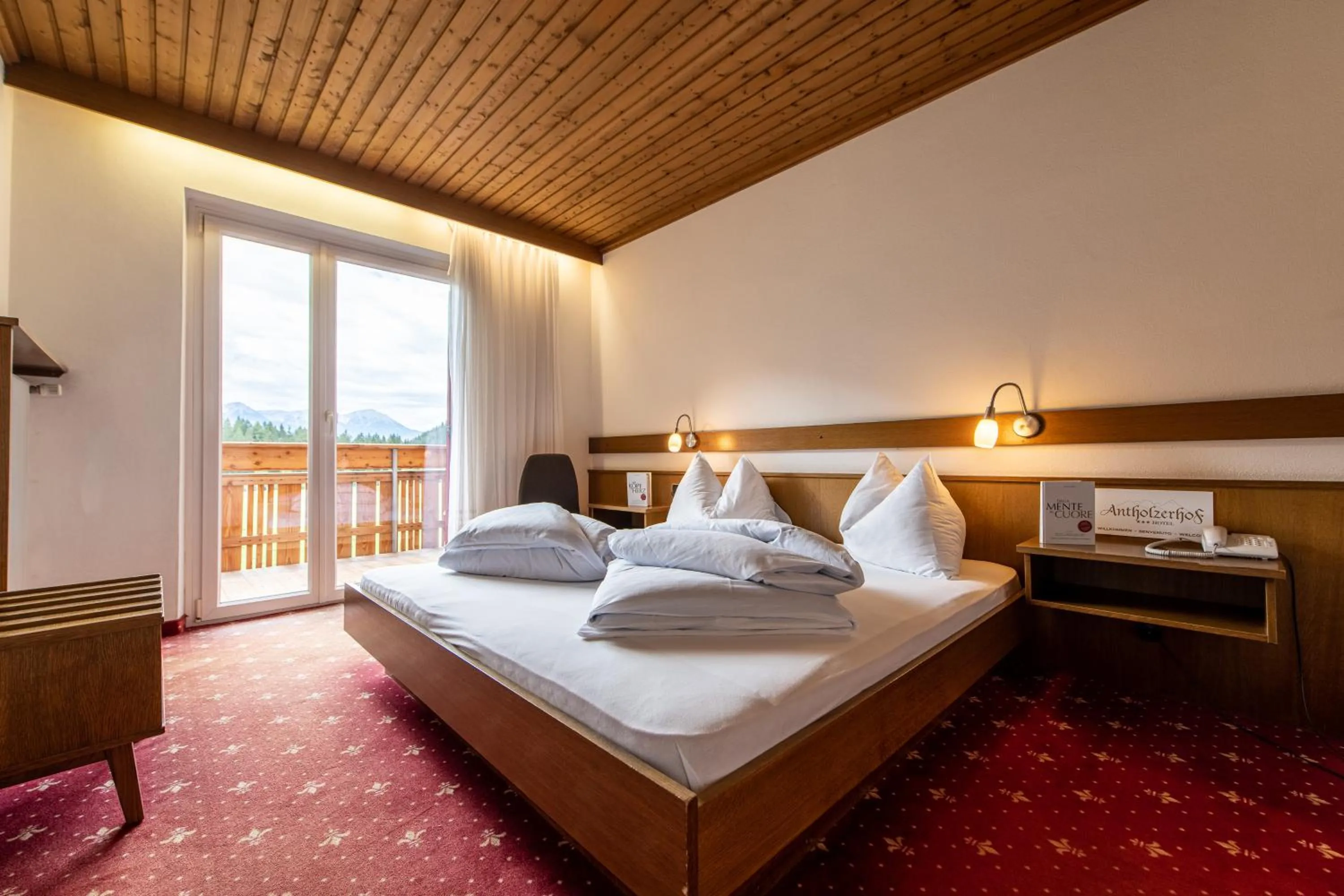 Photo of the whole room, Bed in Hotel Antholzerhof