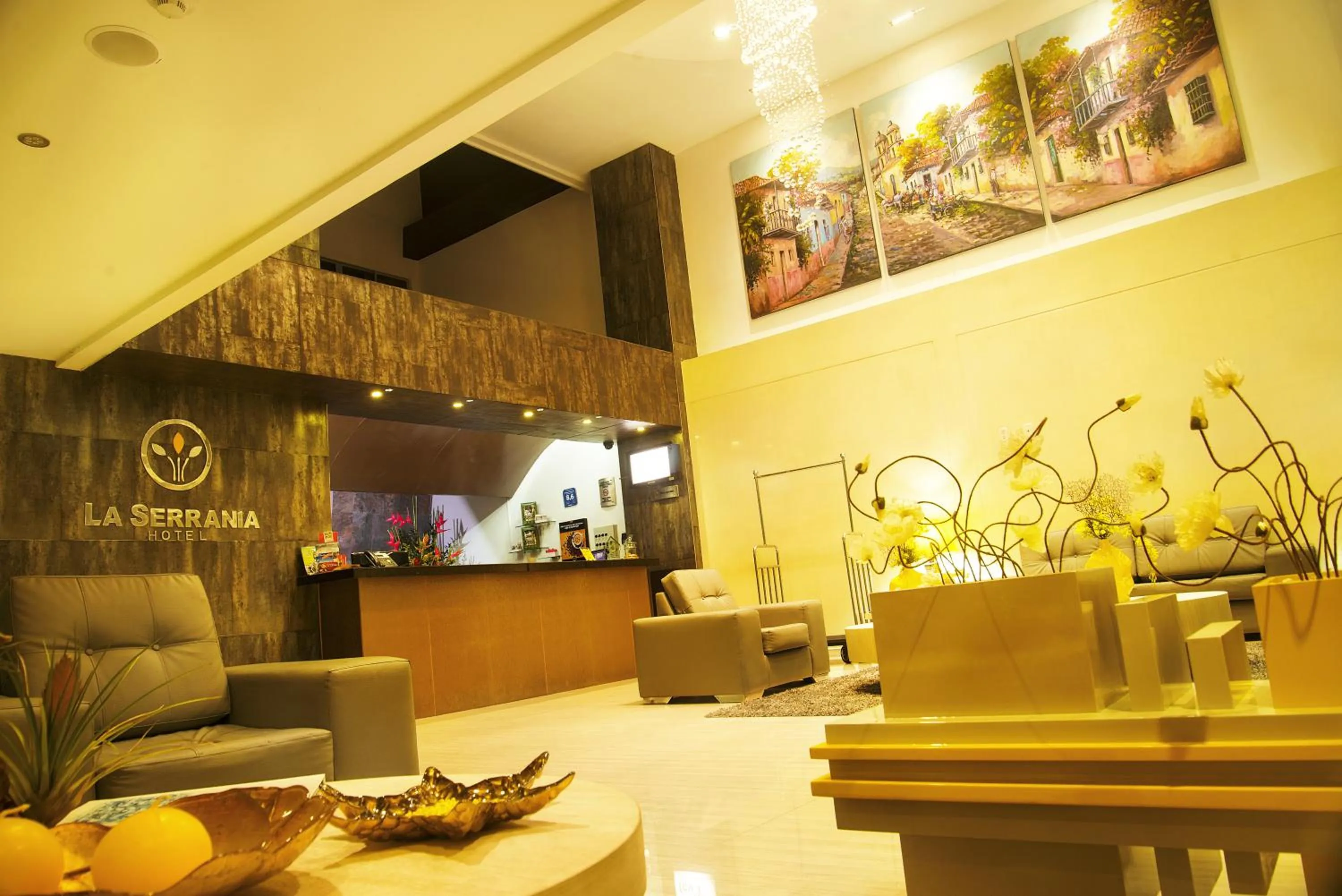 Lobby or reception in Hotel La Serrania Bucaramanga