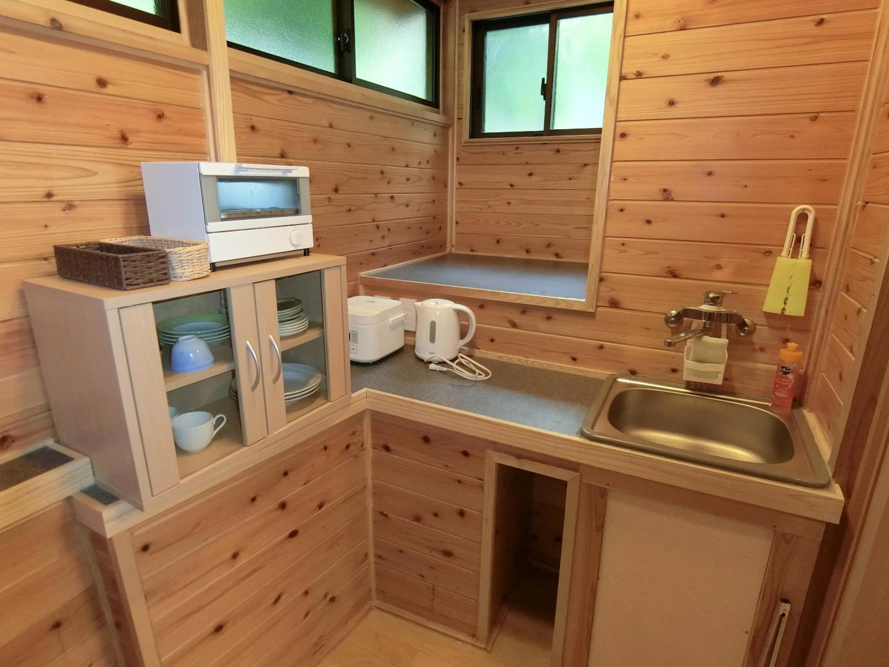 Kitchen or kitchenette in Shirahama Meiji Villa