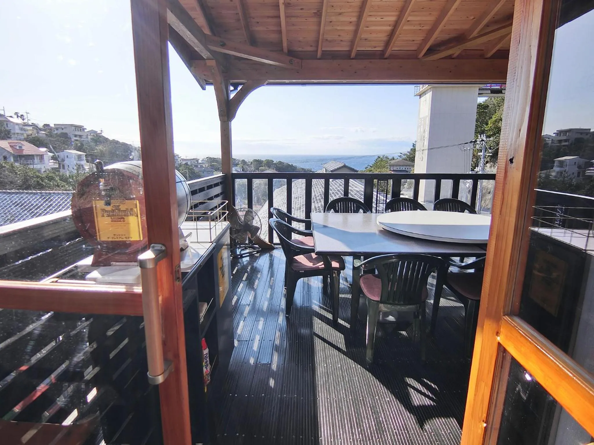 Balcony/Terrace in Shirahama Meiji Villa