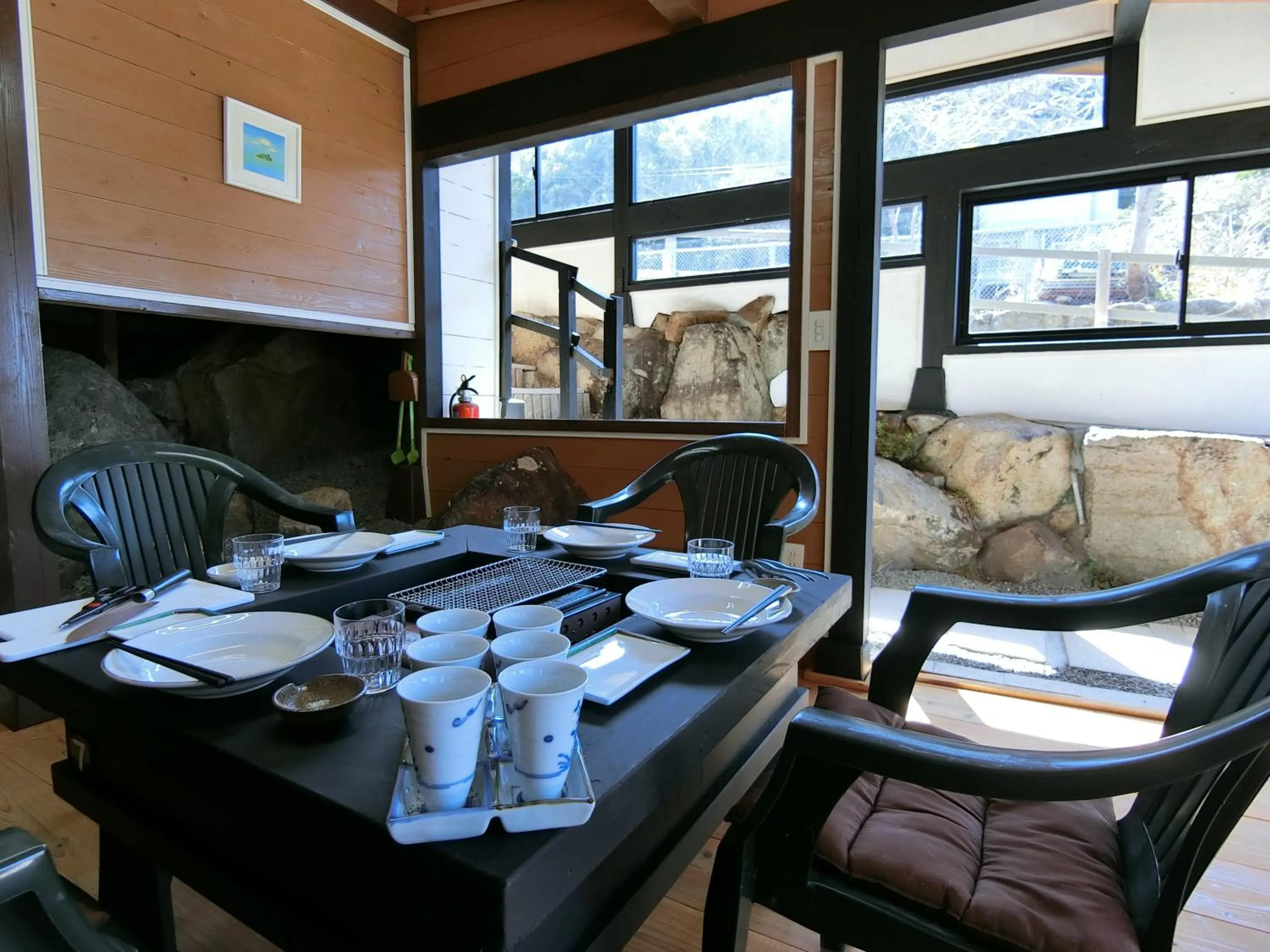 Restaurant/places to eat in Shirahama Meiji Villa