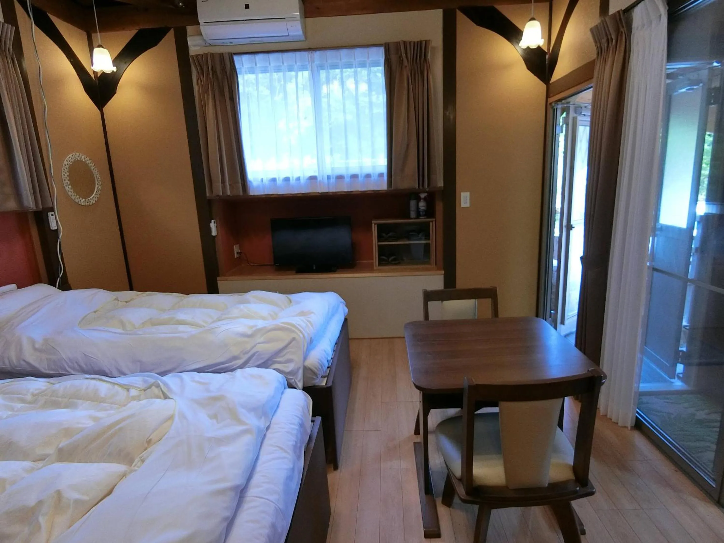 Bedroom, Bed in Shirahama Meiji Villa