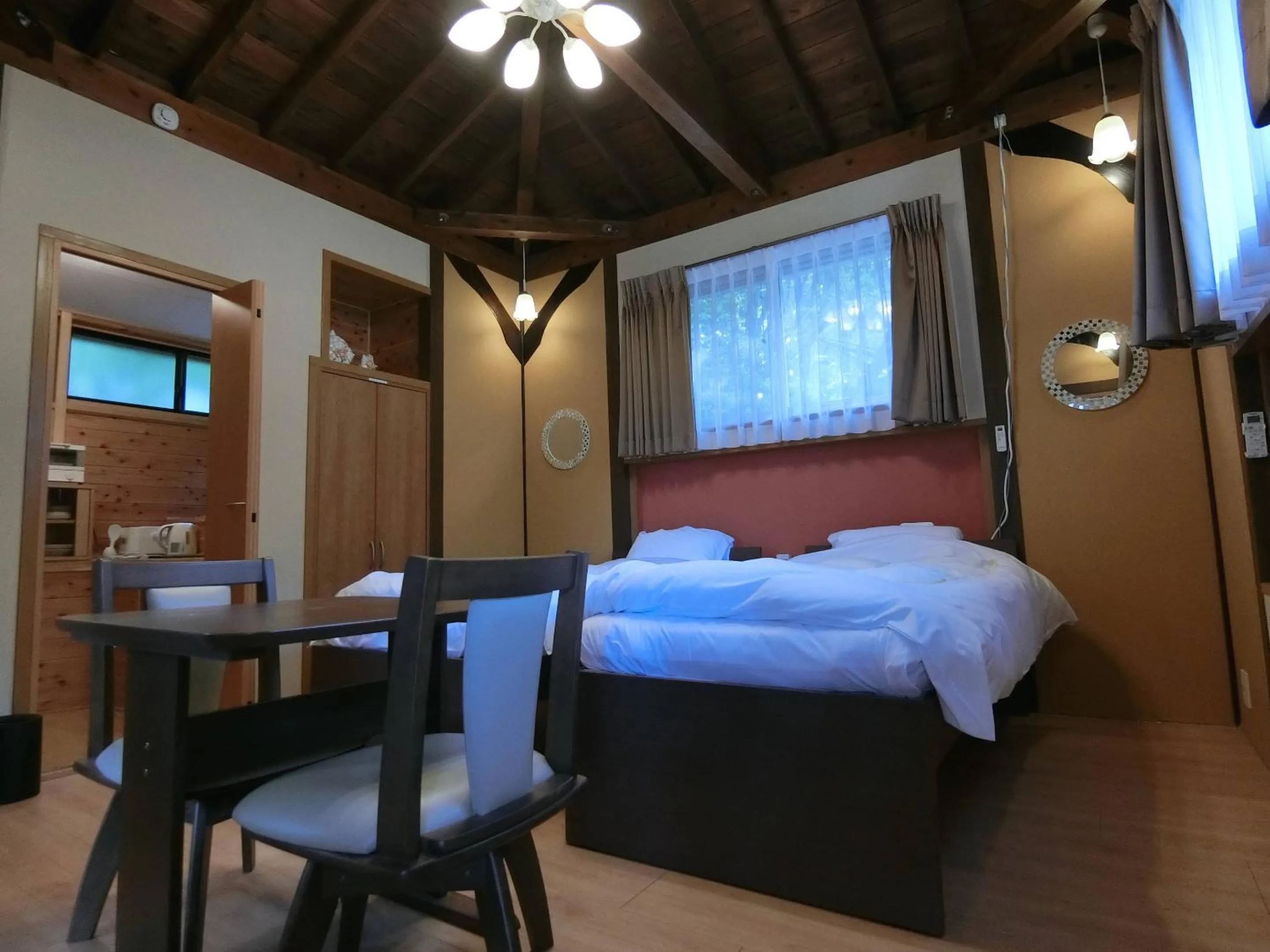 Bedroom, Bed in Shirahama Meiji Villa