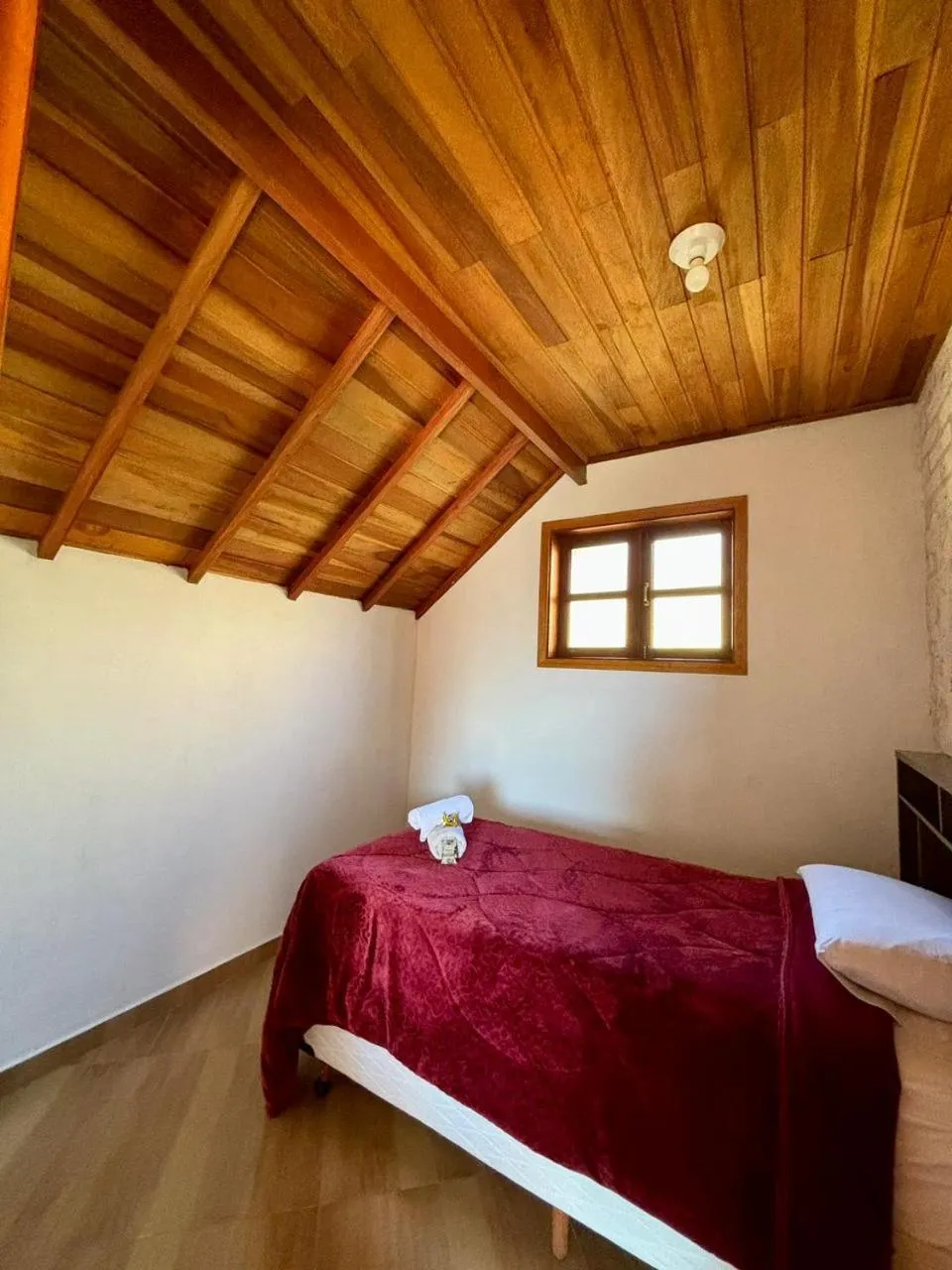 Bed in Pousada Vista do Paraíso