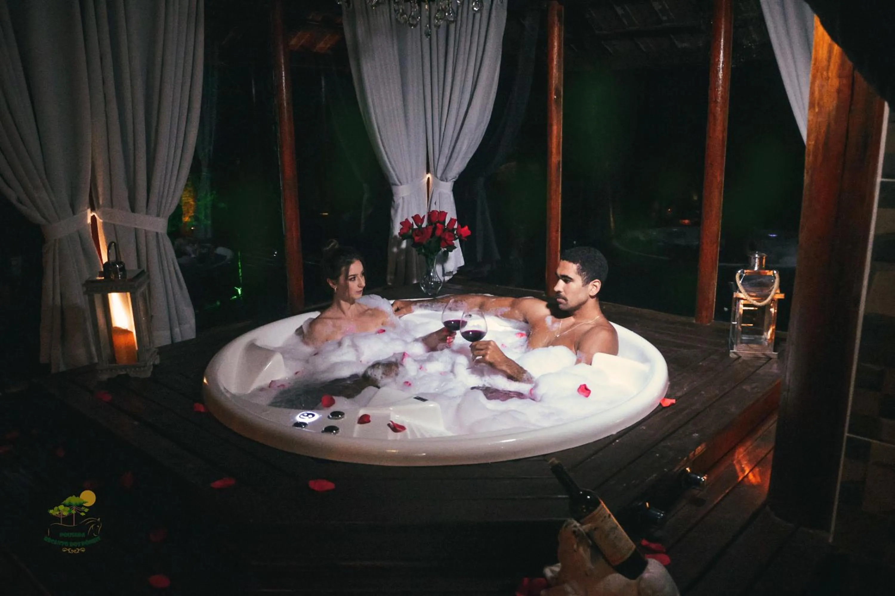 Hot Tub in Pousada Recanto dos Pôneis Rio Rufino Urubici