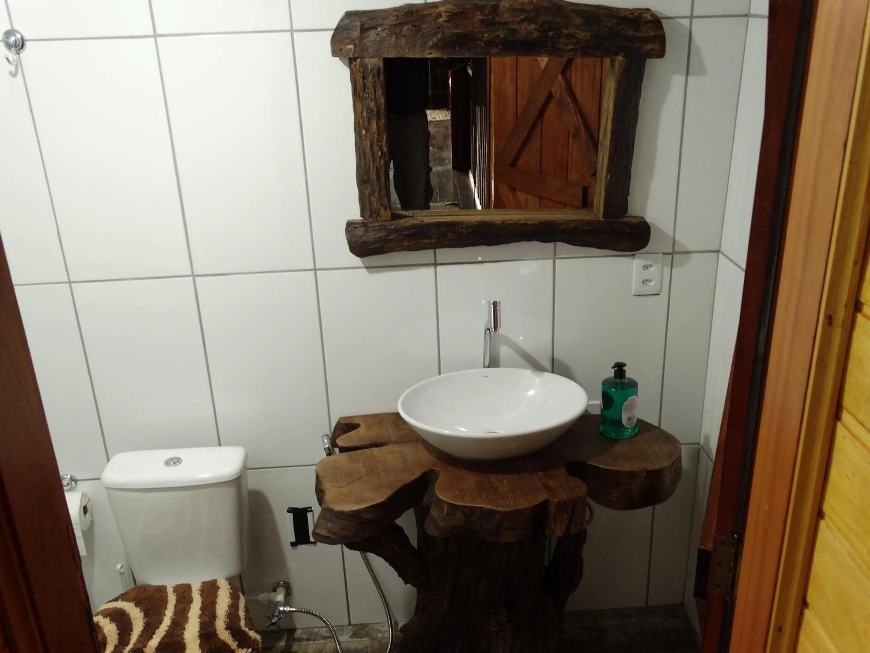 Bathroom in Pousada Recanto dos Pôneis Rio Rufino Urubici