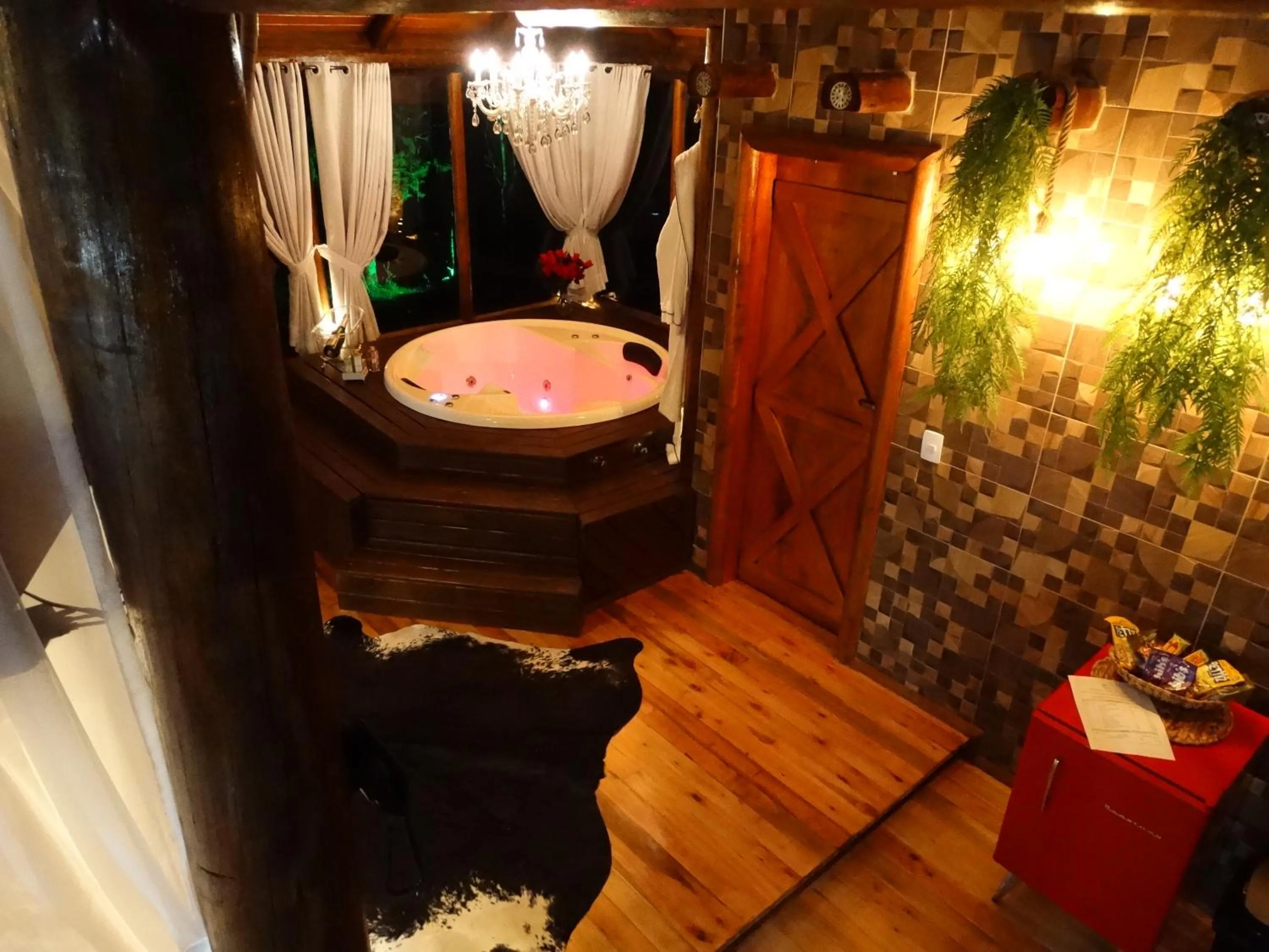 Hot Tub in Pousada Recanto dos Pôneis Rio Rufino Urubici