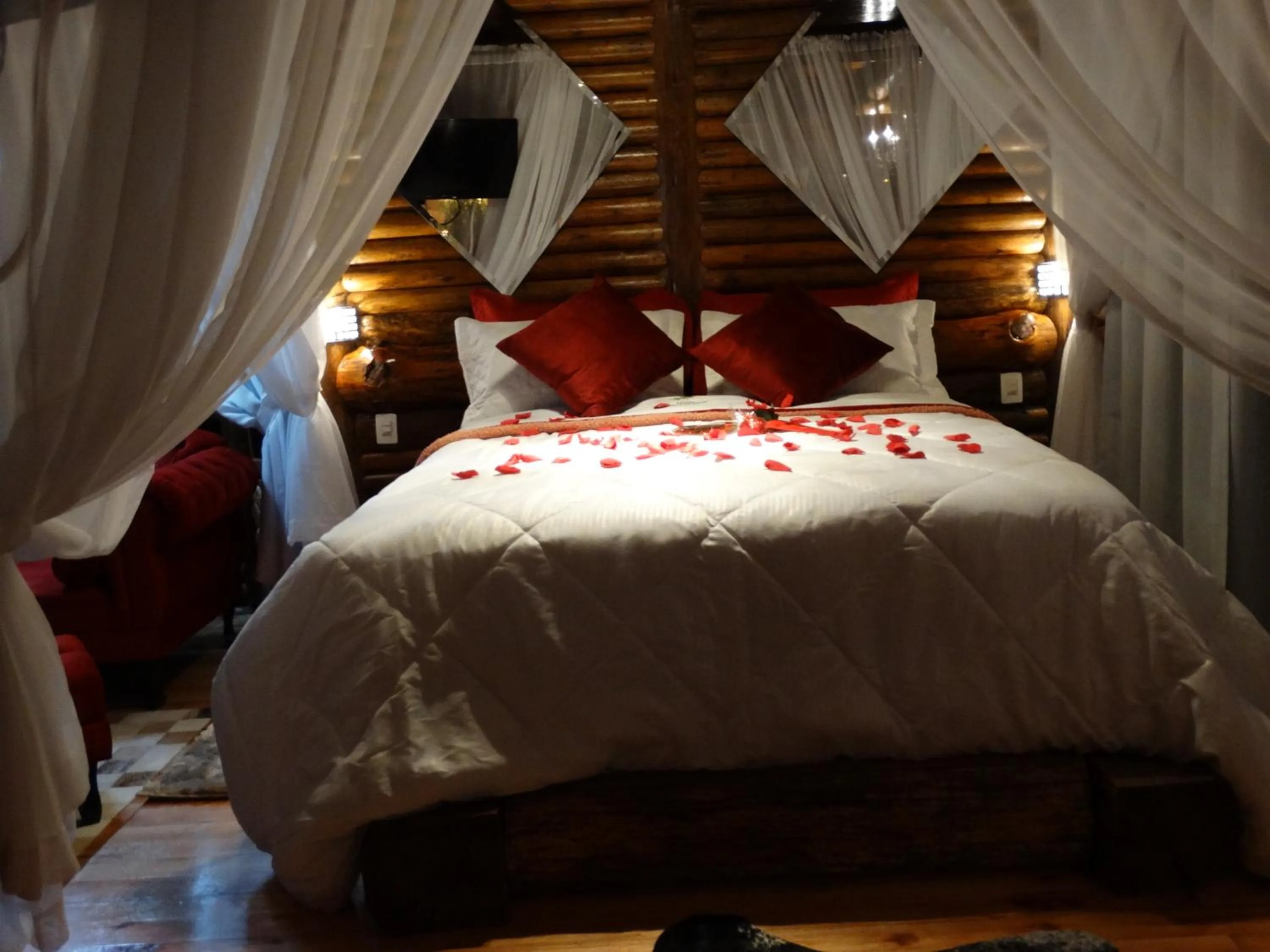 Bed in Pousada Recanto dos Pôneis Rio Rufino Urubici