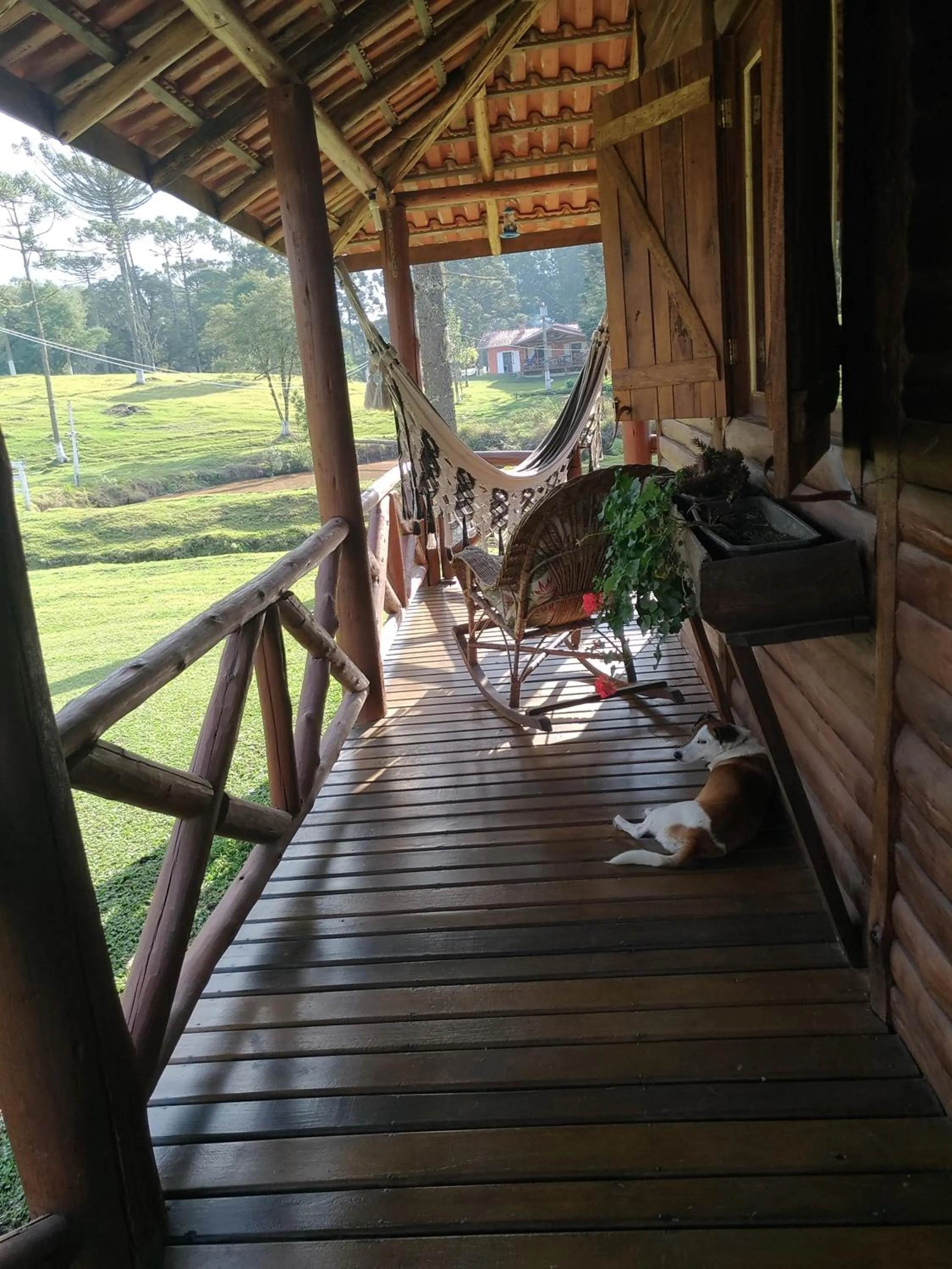 Patio in Pousada Recanto dos Pôneis Rio Rufino Urubici